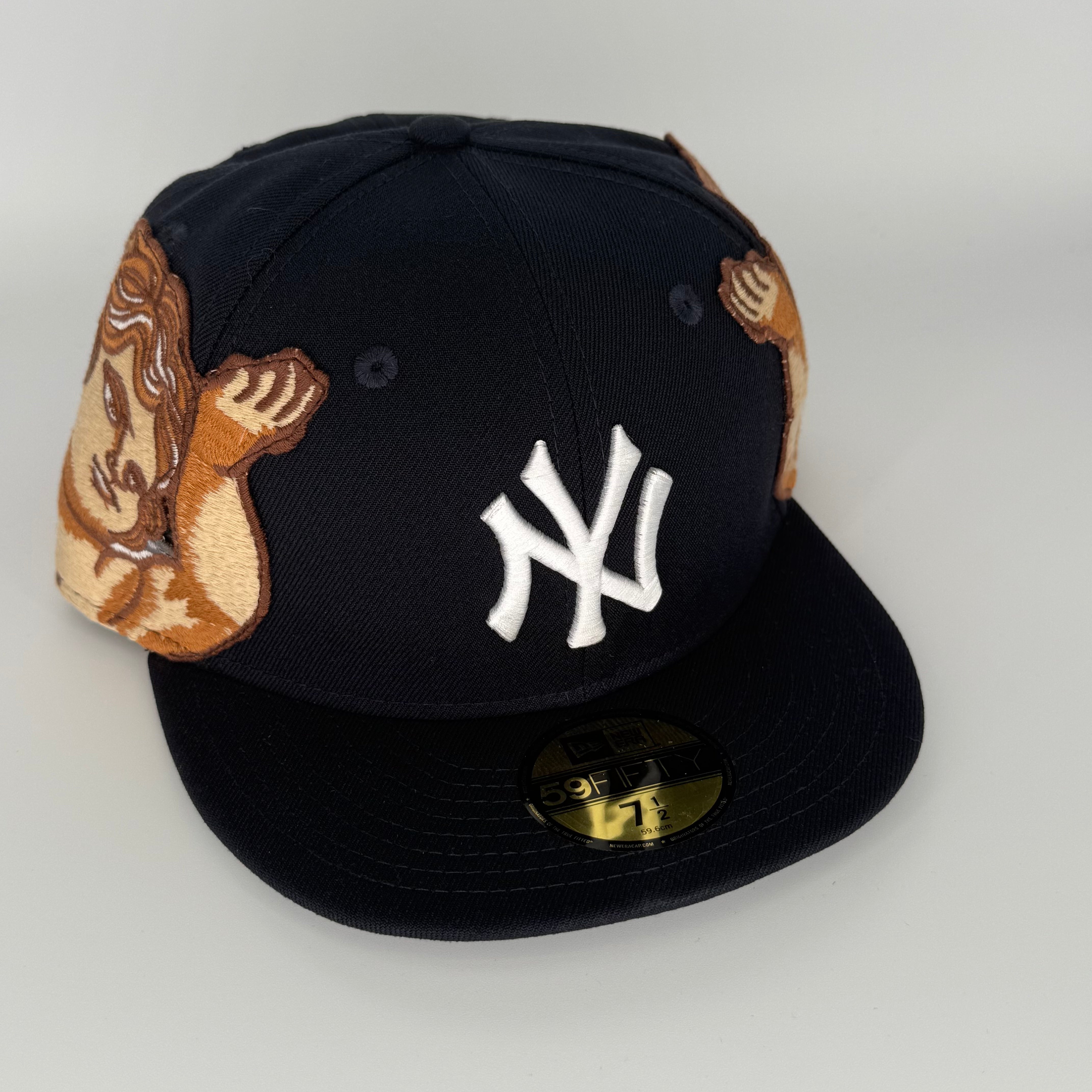 帽子 JON STAN NewYork Yankees Jon Stan Navy Blue New York NY Yankees New Era Fitted Hat