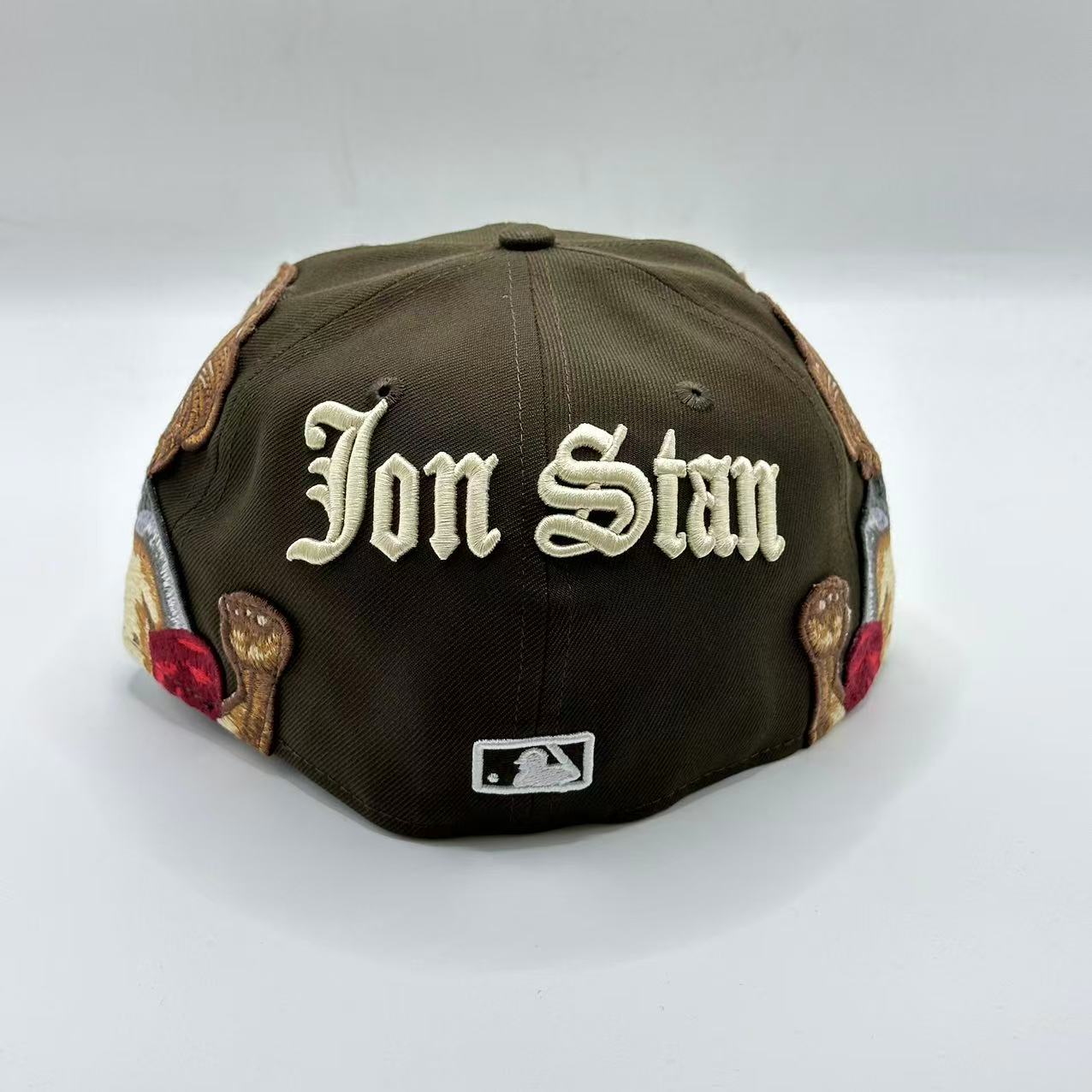Jon Stan fitted hat New Era premium streetwear cap structured design modern fashion