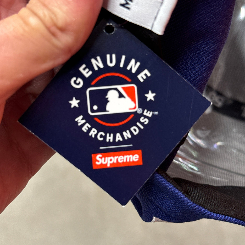 Supreme Los Angeles Dodgers Blue New Era Fitted Hat