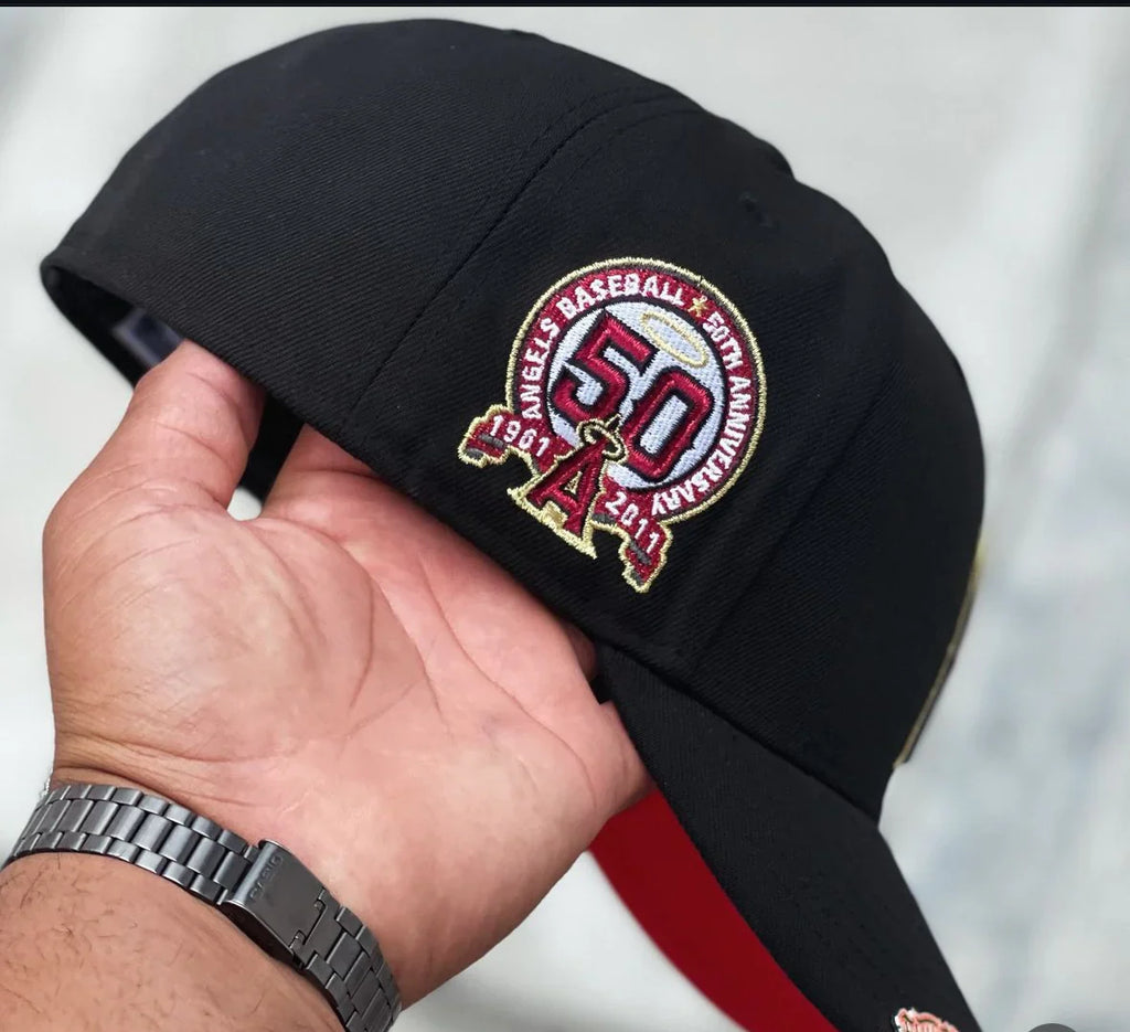 Angels 50th Anniversary New Era Fitted Hat