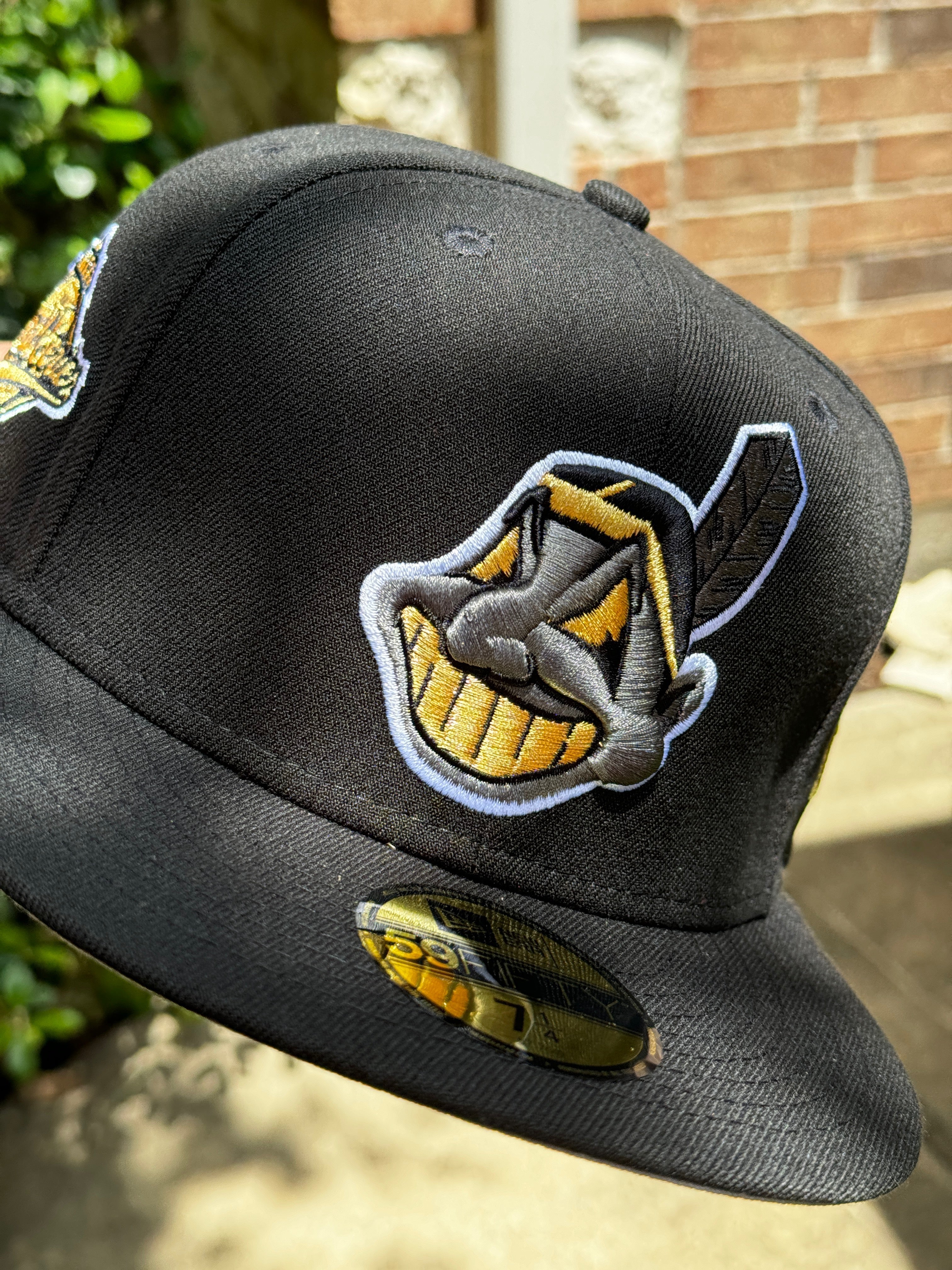 Cleveland Indians Chief Wahoo 1995 World Series New Era Fitted Hat