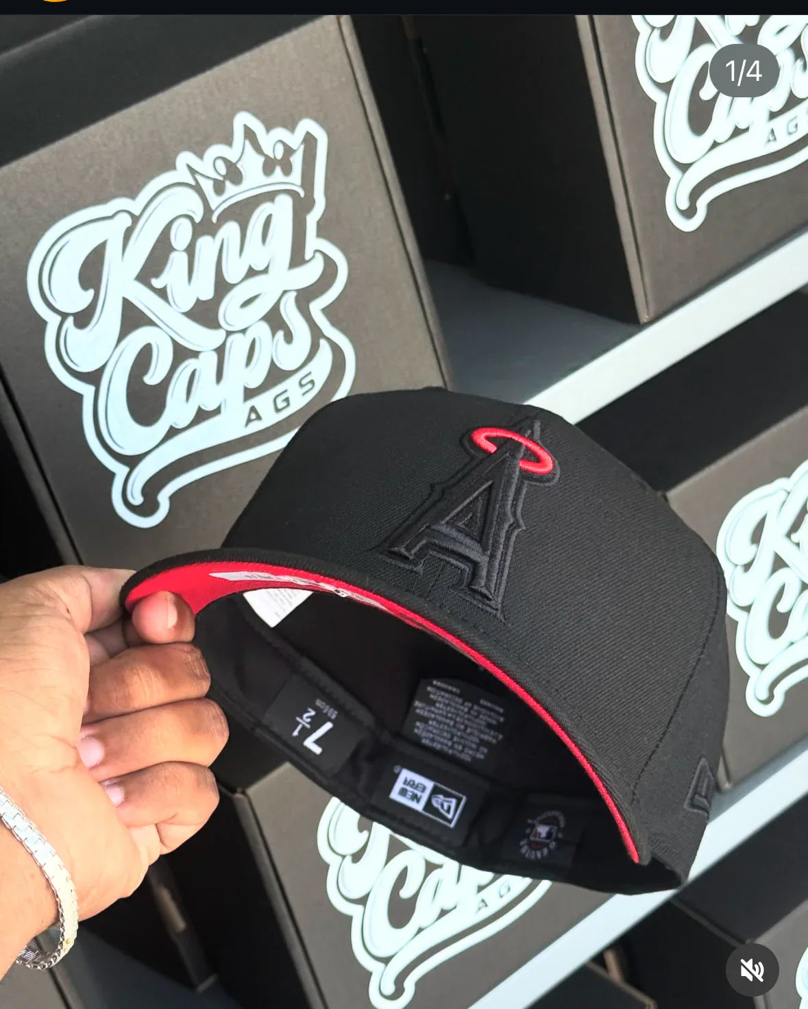 Angels 50th Anniversary New Era Fitted Hat