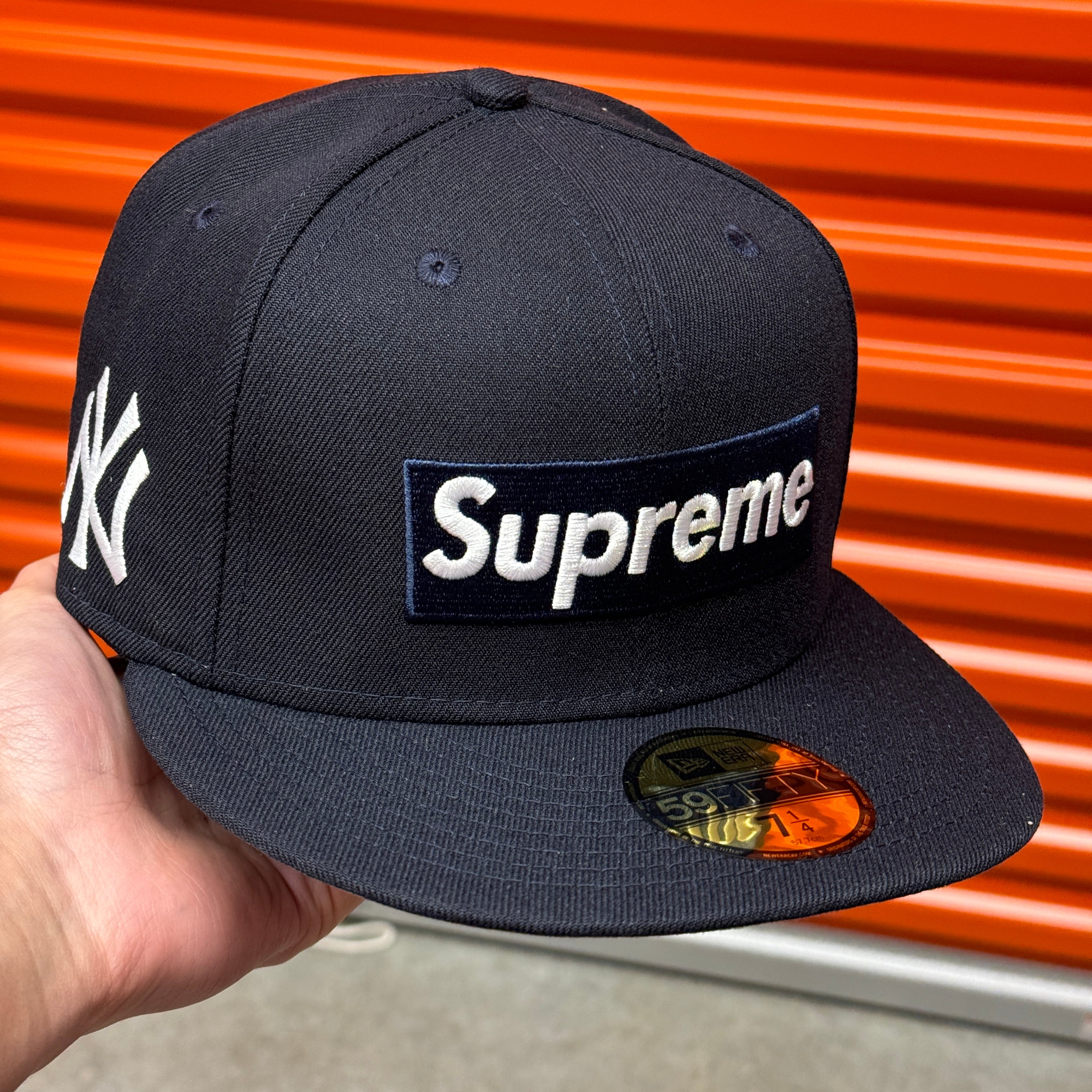 Supreme New York Yankees Navy New Era Fitted Hat