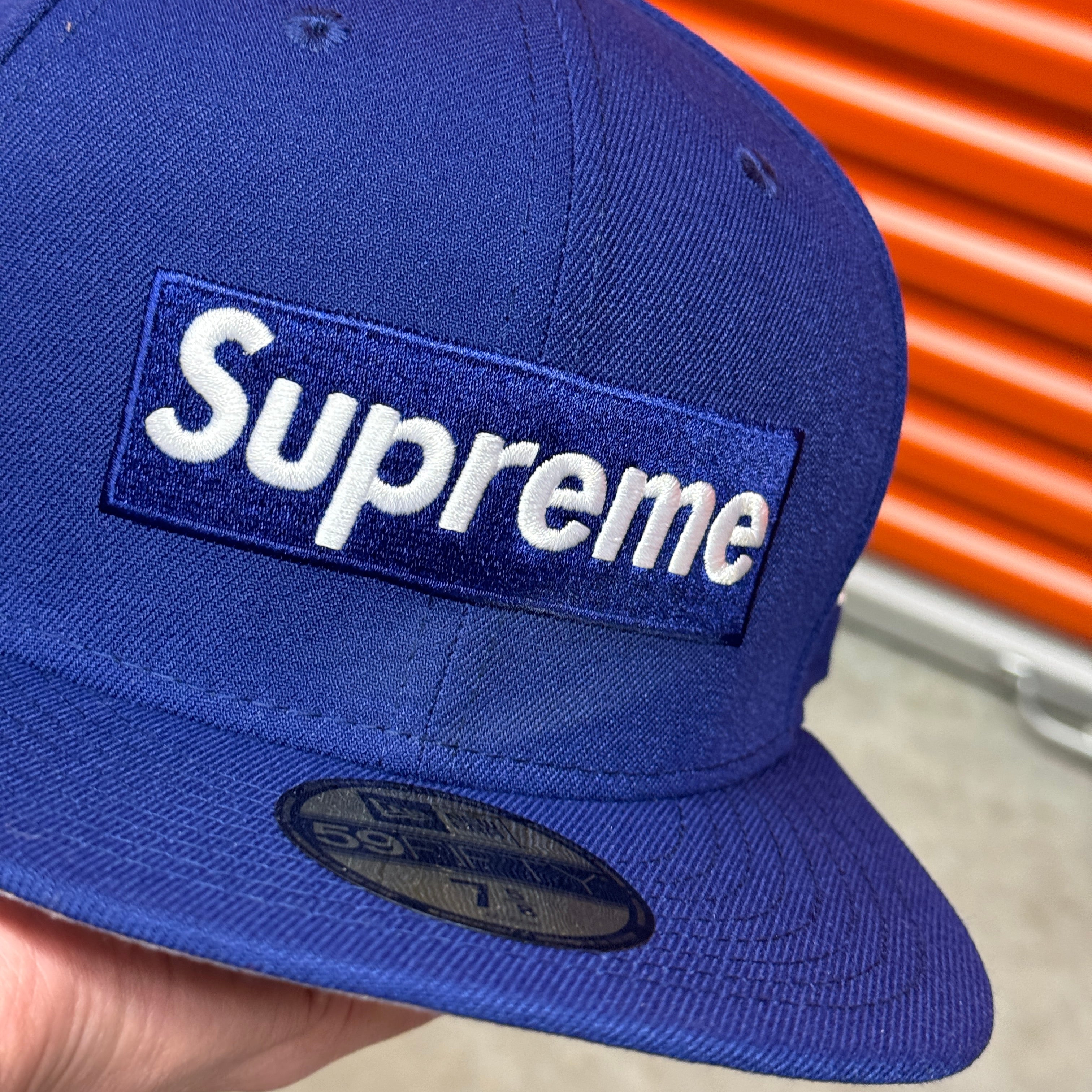 Supreme Los Angeles Dodgers Blue New Era Fitted Hat