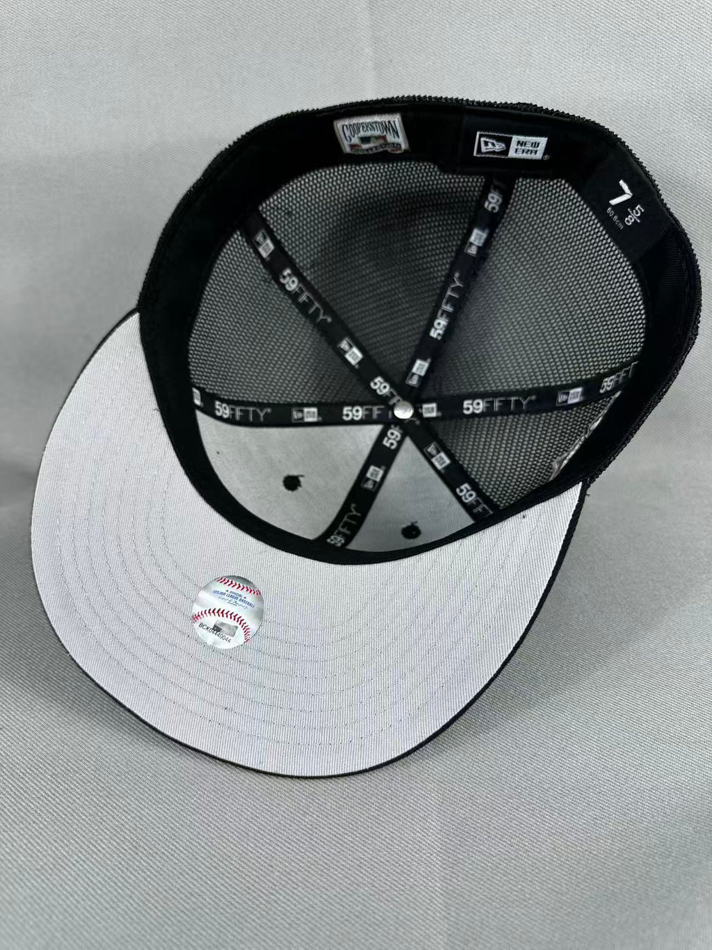 Black Trucker Cleveland Indians 1935 All-Star Game fitted hat, view 5