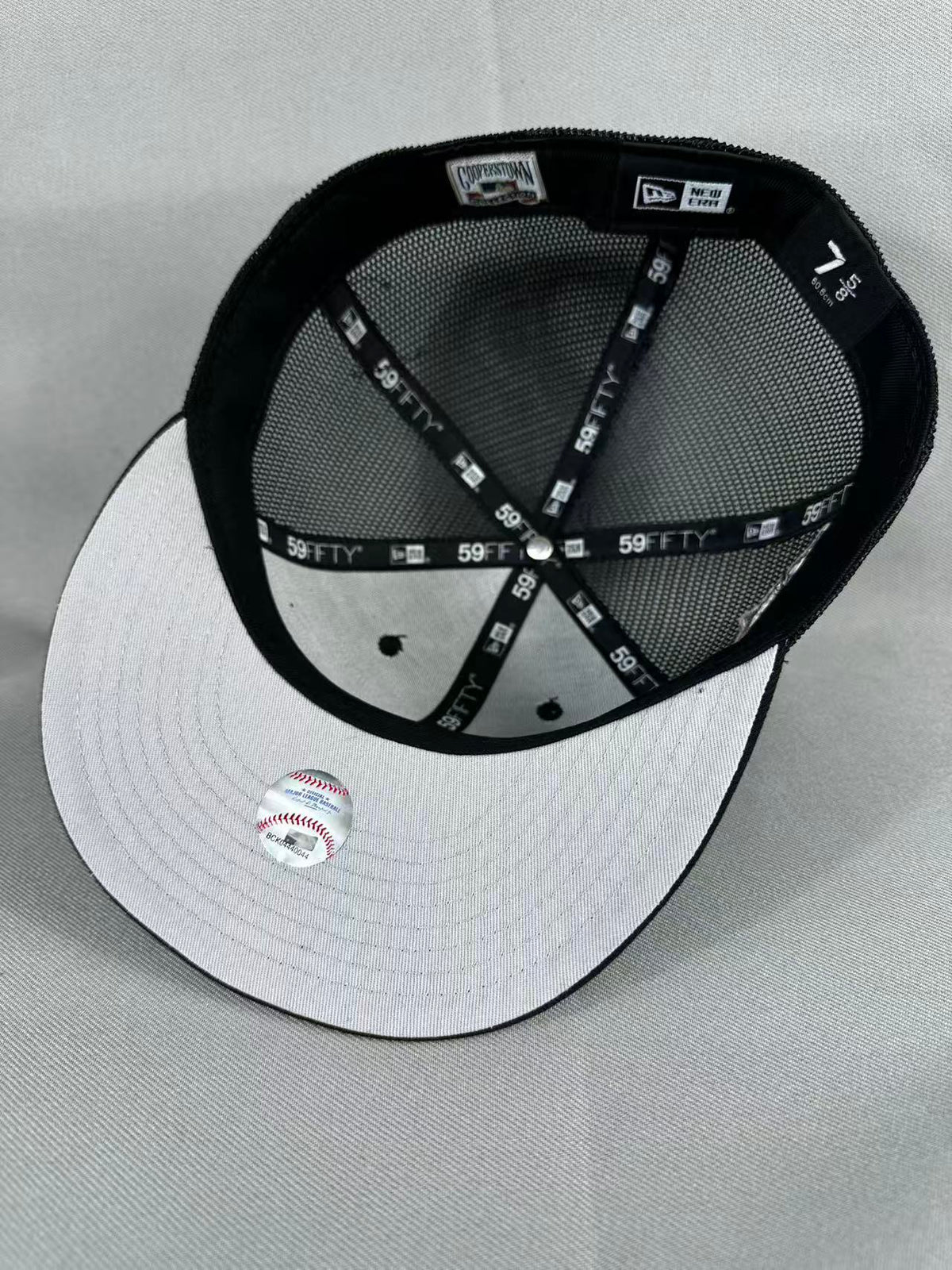 Black Trucker Cleveland Indians 1935 All-Star Game fitted hat, view 5