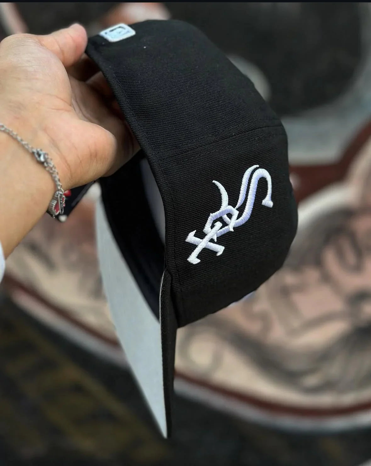 Supreme Black Chicago Chi White Sox New Era Fitted Hat Cap Hype MLB