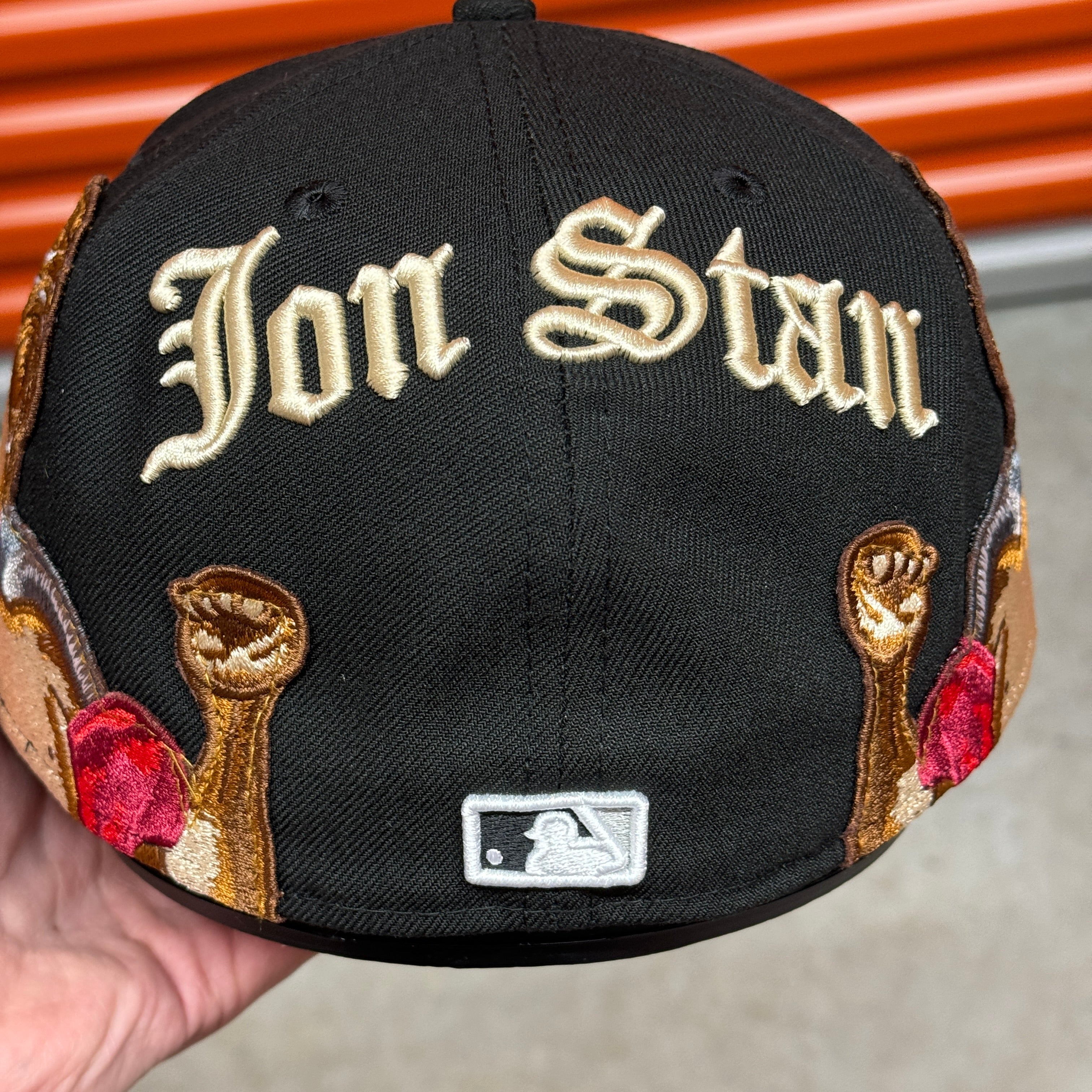 Jon Stan New York Yankees Black New Era Fitted Hat
