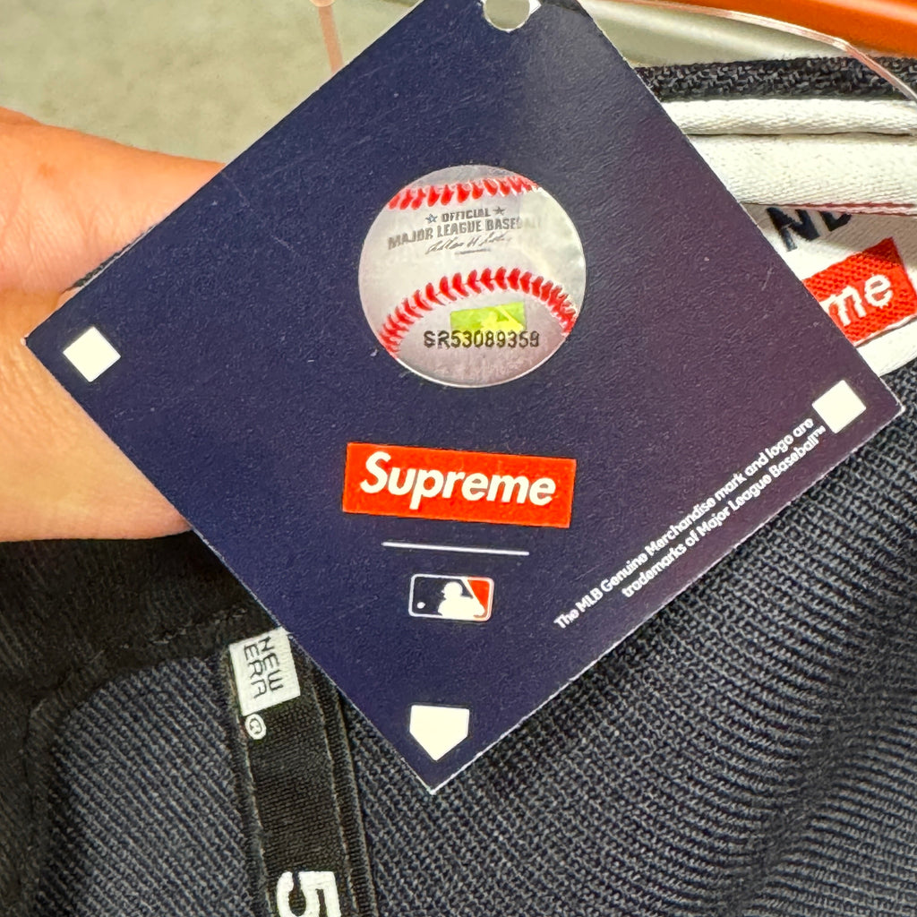 Supreme New York Yankees Navy New Era Fitted Hat