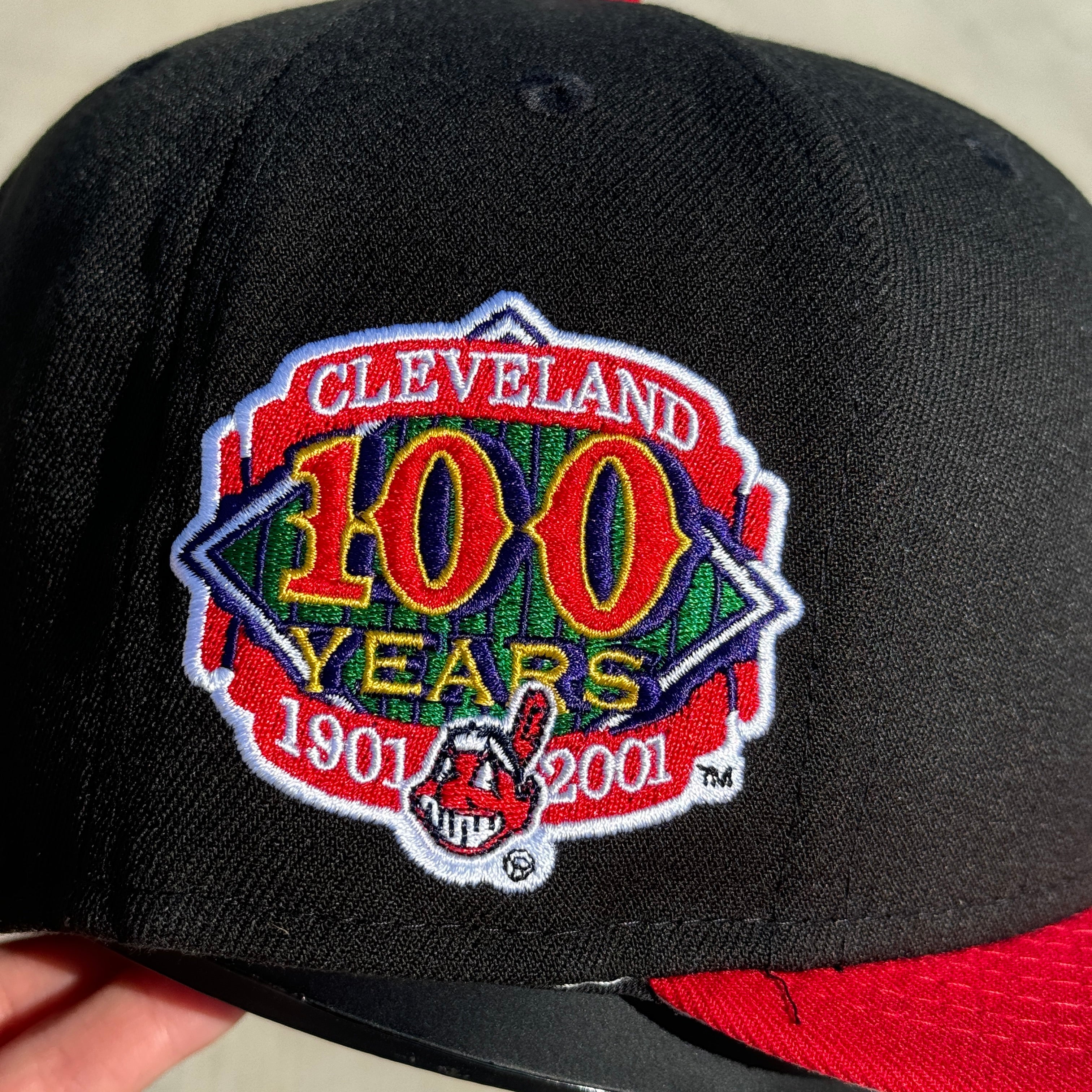 Cleveland Indians Chief Wahoo 100-Year New Era Fitted Hat