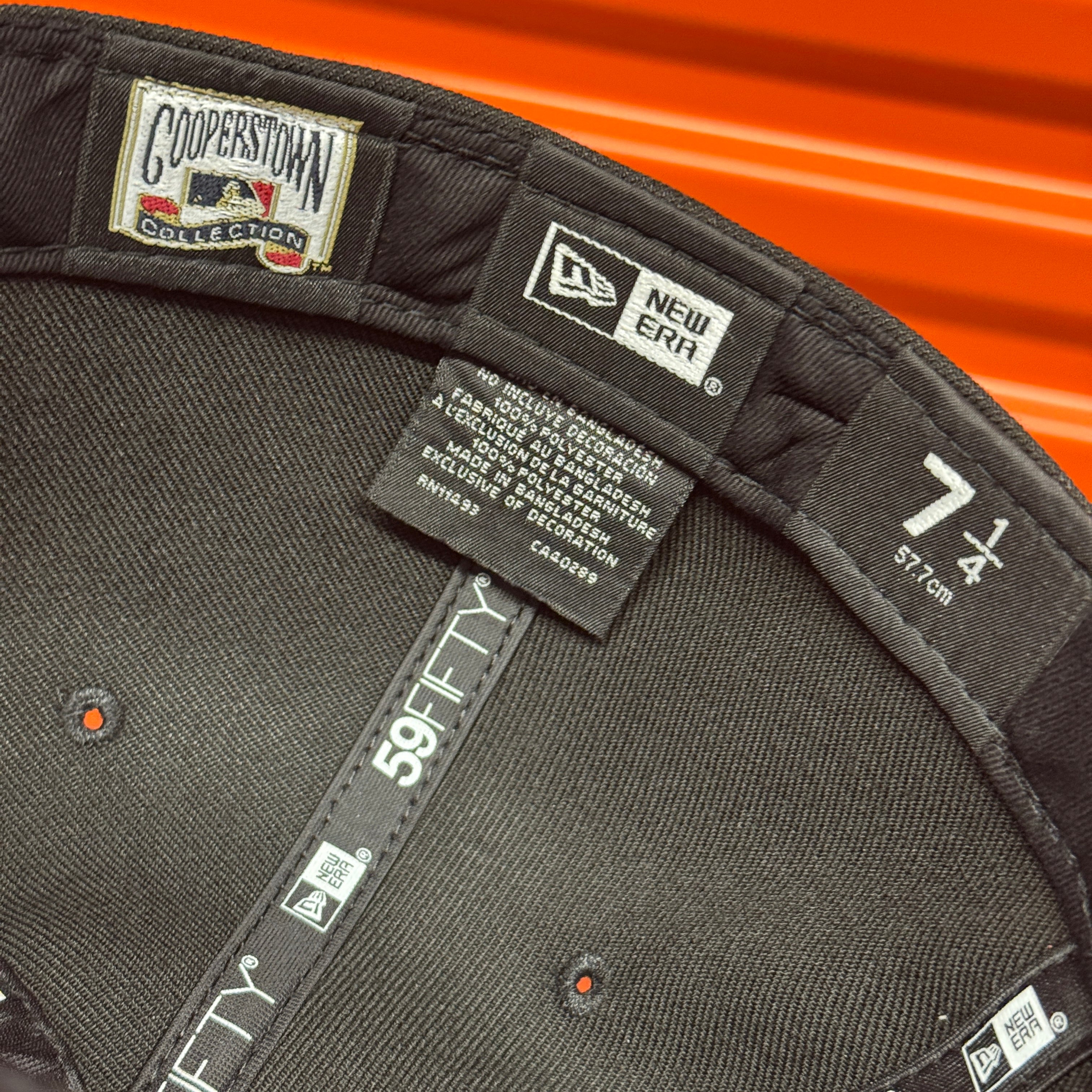 Black Red Chief Wahoo Cleveland Indians 1954 All Star Game New Era Fitted Hat Cap