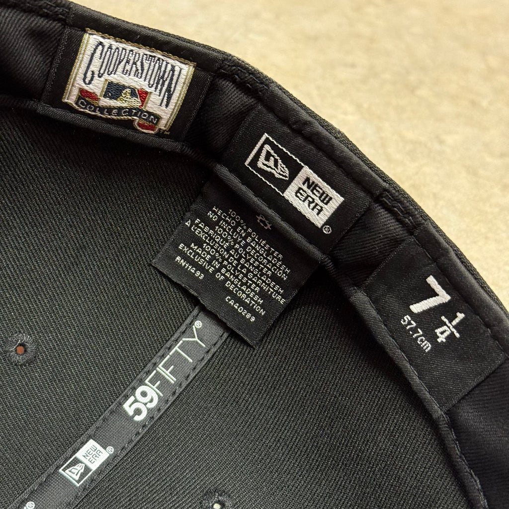 Black Olive Chief Wahoo Cleveland Indians Guardians Banned 1954 All Star Game New Era 59Fifty Fitted Hat