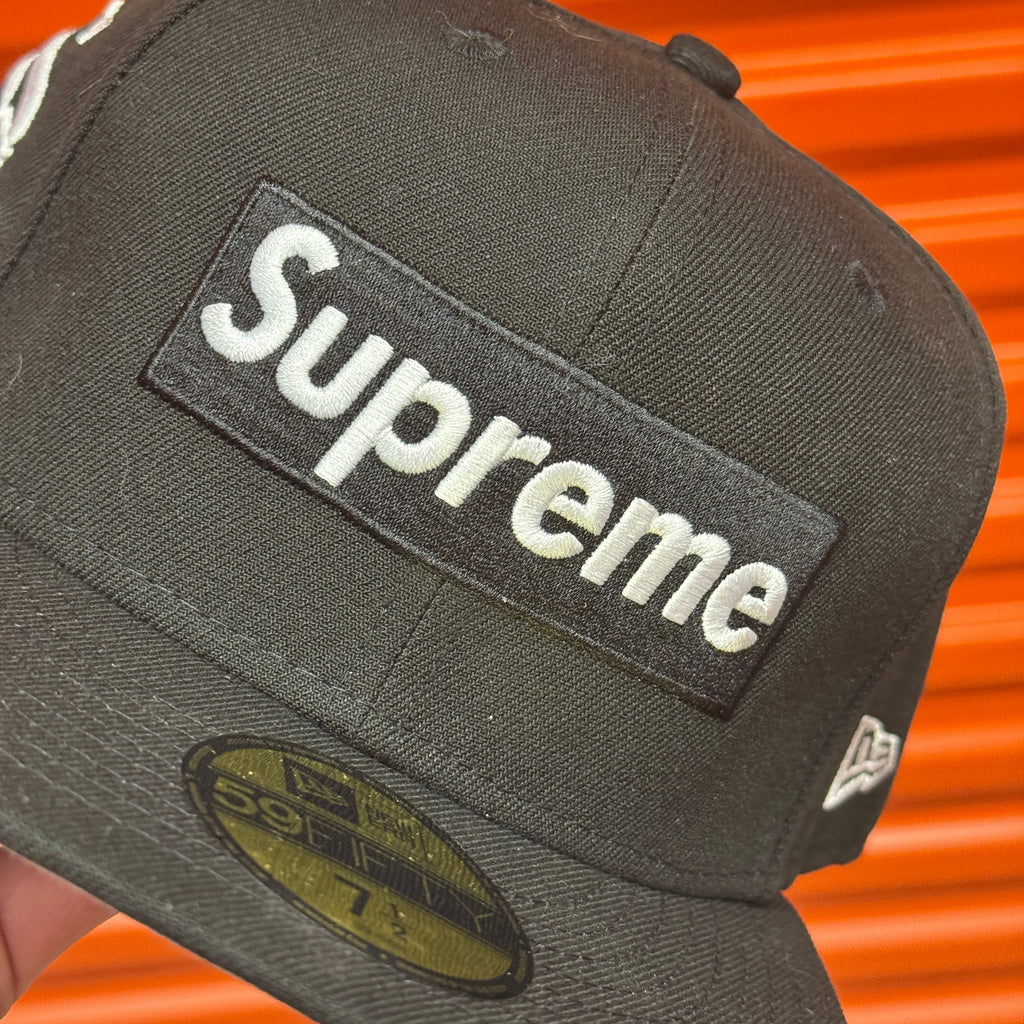 Supreme Black Chicago Chi White Sox New Era Fitted Hat Cap Hype MLB