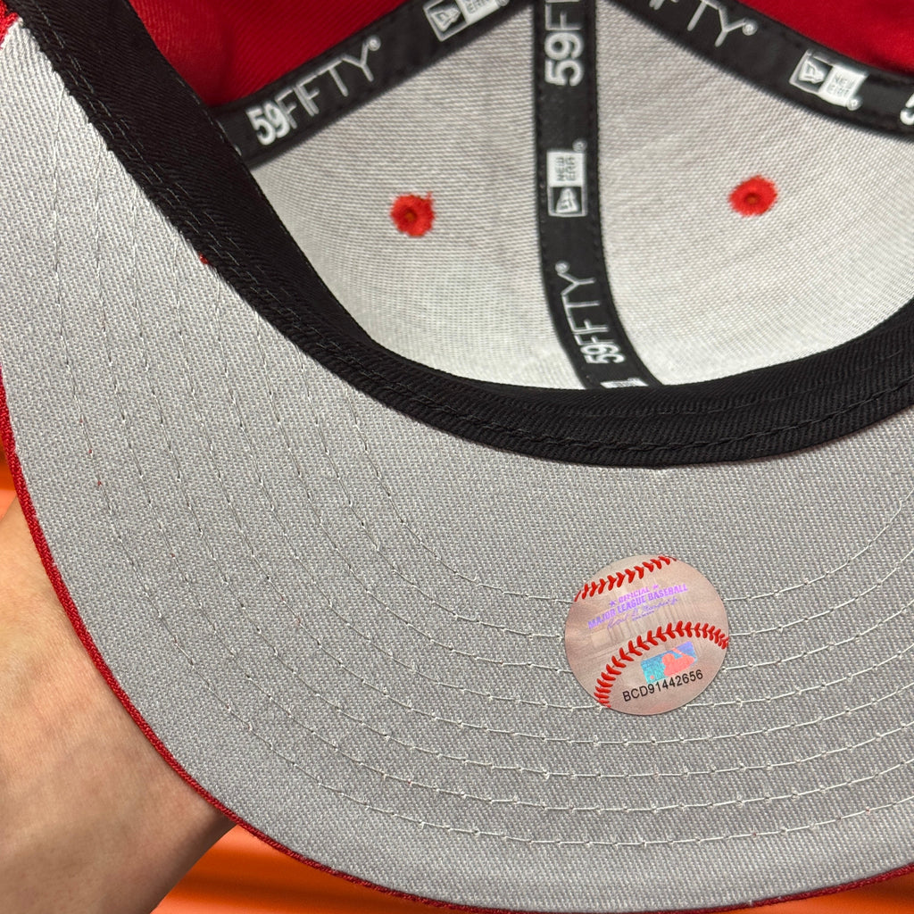 Red Chief Wahoo Banned Cleveland Indians Guardians 1954 ASG New Era Fitted Hat Cap Rare