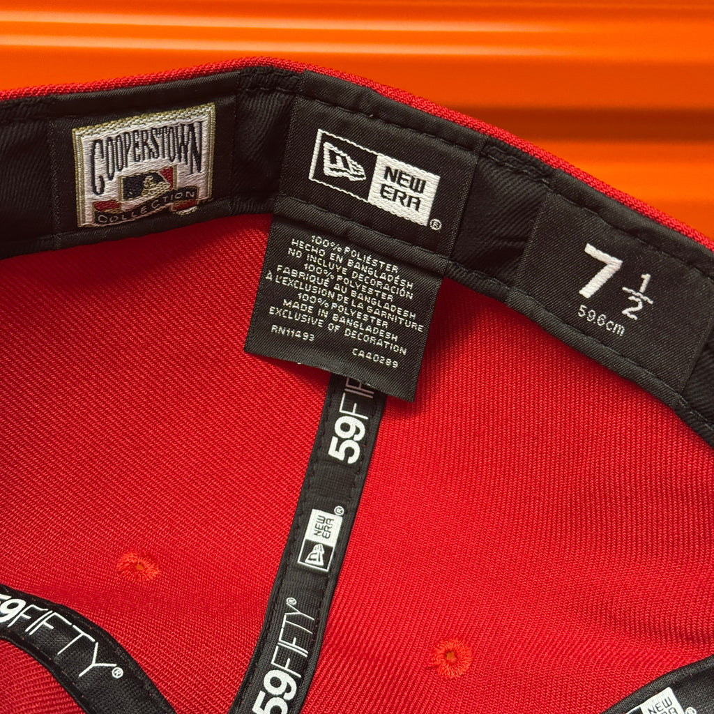 Red Chief Wahoo Banned Cleveland Indians Guardians 1954 ASG New Era Fitted Hat Cap Rare