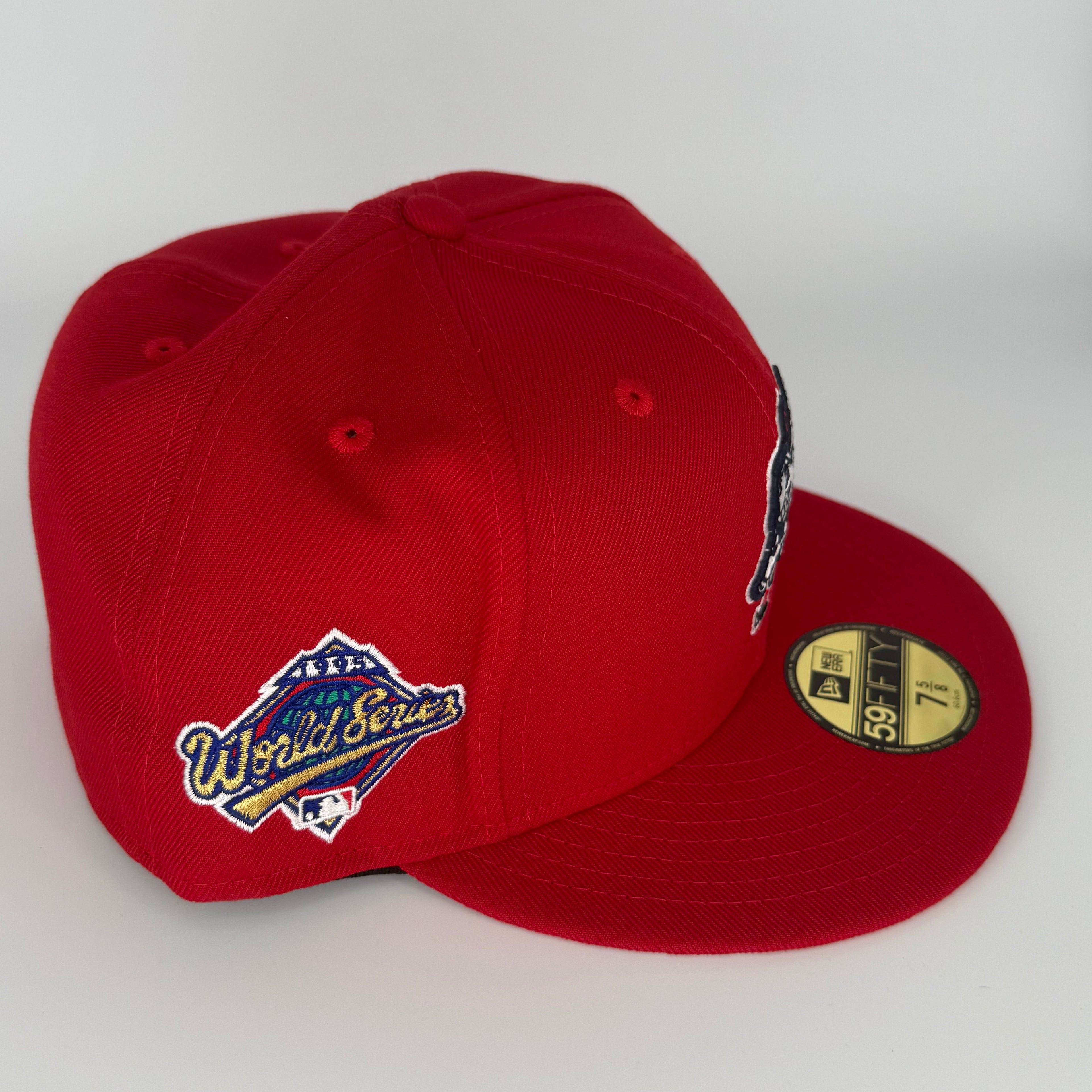 Cleveland Indians Swinging Wahoo 1995 World Series New Era Fitted Hat