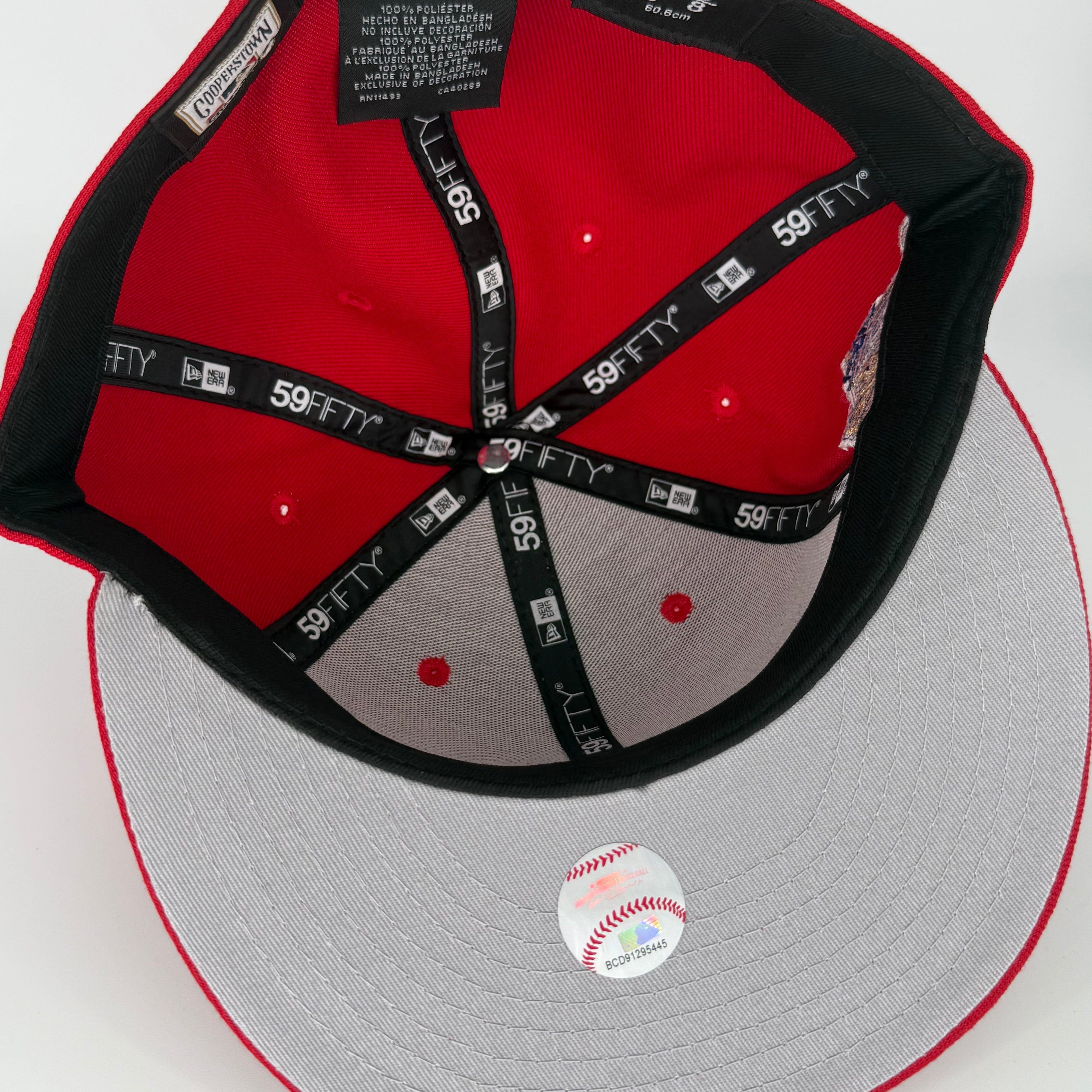 Cleveland Indians Swinging Wahoo 1995 World Series New Era Fitted Hat