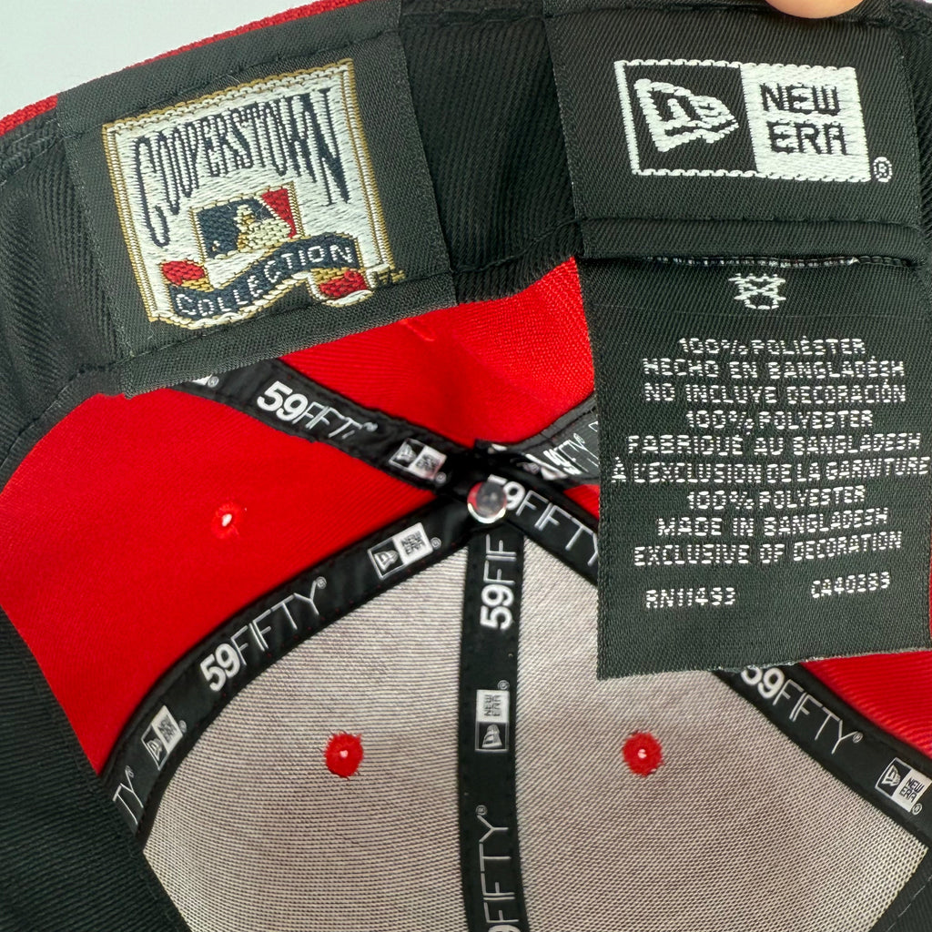 Cleveland Indians Swinging Wahoo 1995 World Series New Era Fitted Hat