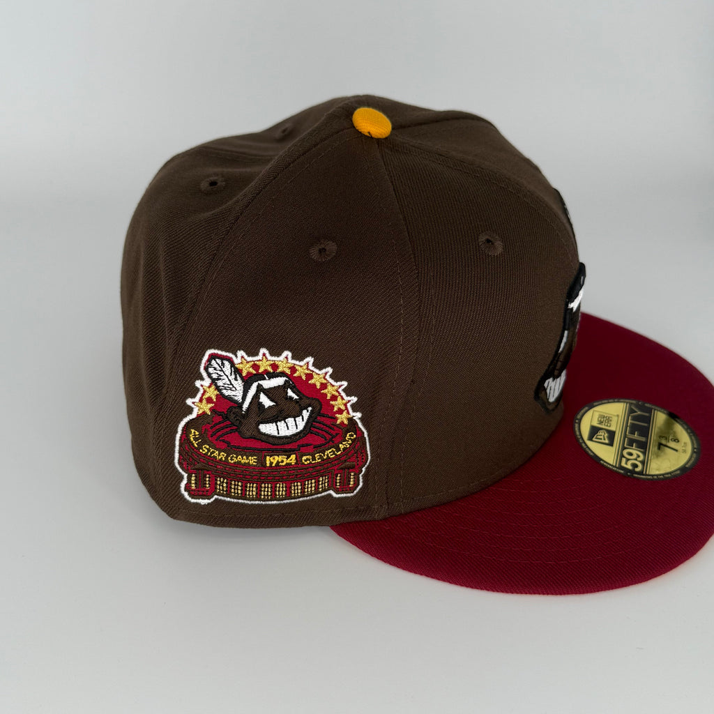 Cleveland Indians Chief Wahoo 1954 All-Star New Era Fitted Hat