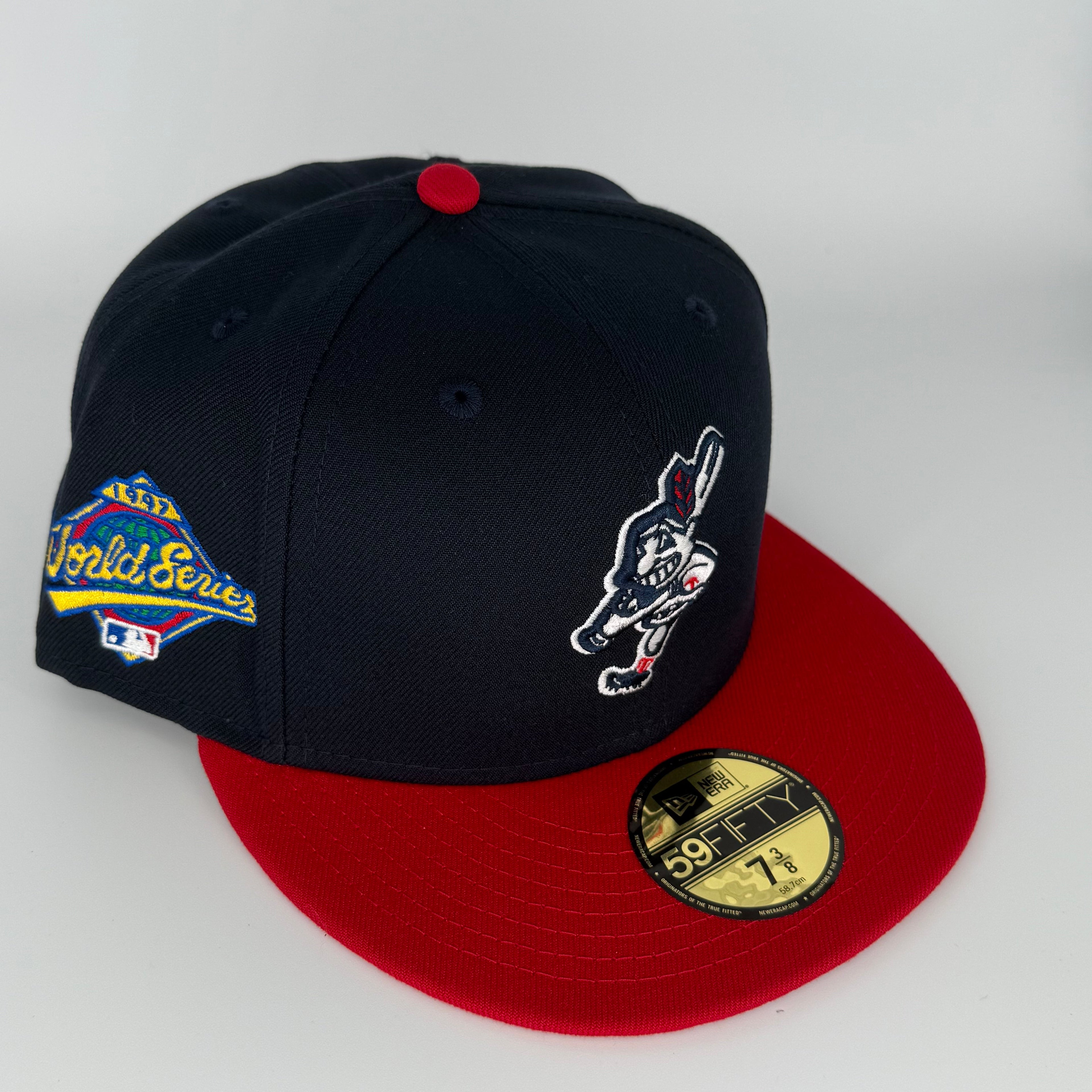 Cleveland Indians Swinging Wahoo 1995 World Series New Era Fitted Hat