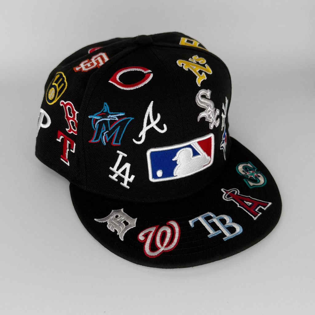 New Era 59FIFTY MLB All-Over Logo Fitted Hat