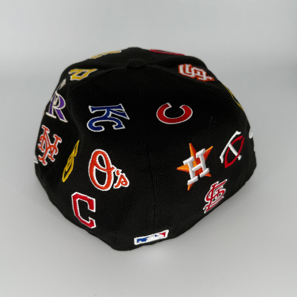 New Era 59FIFTY MLB All-Over Logo Fitted Hat