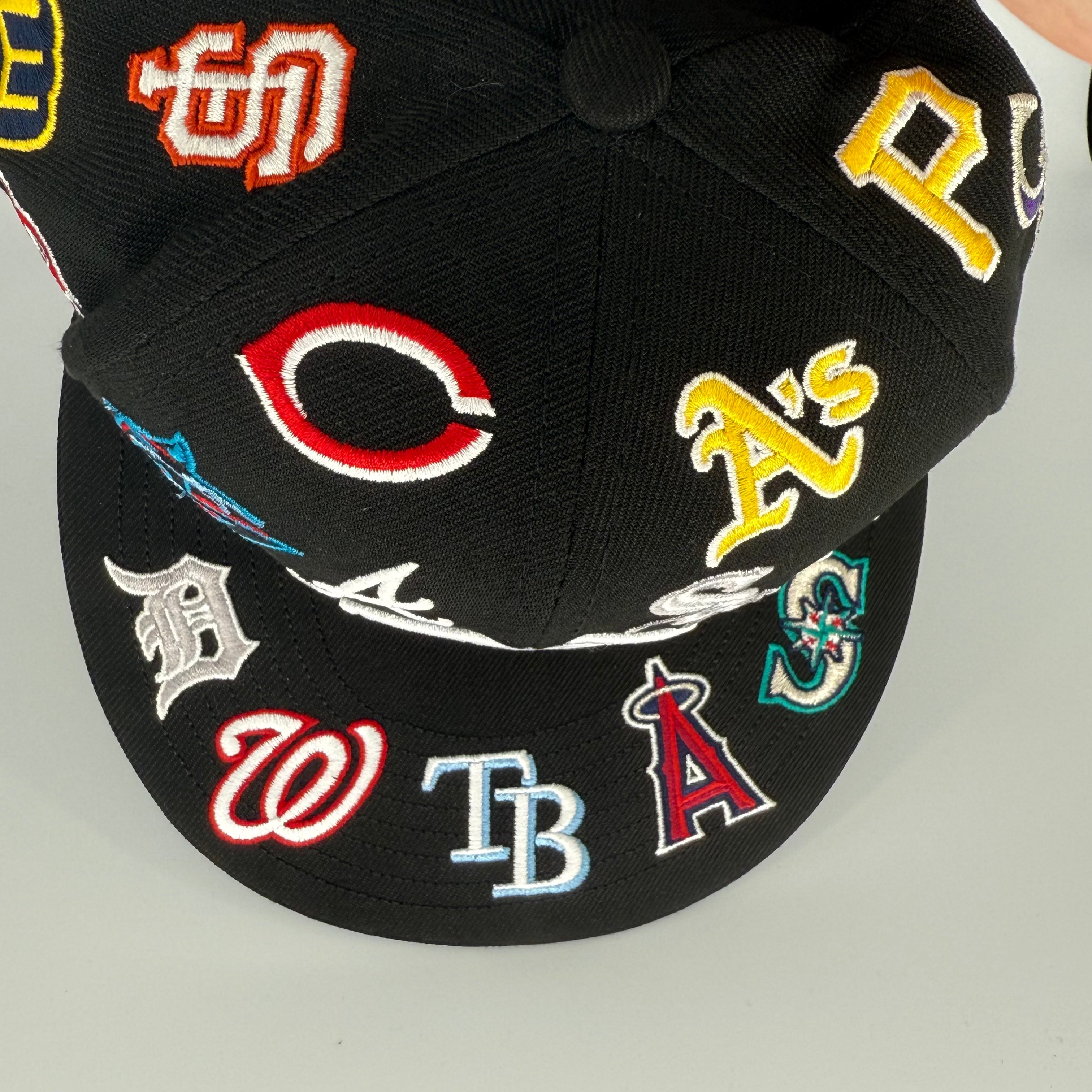 New Era 59FIFTY MLB All-Over Logo Fitted Hat