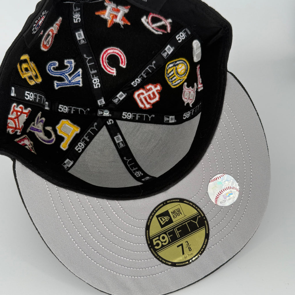 New Era 59FIFTY MLB All-Over Logo Fitted Hat
