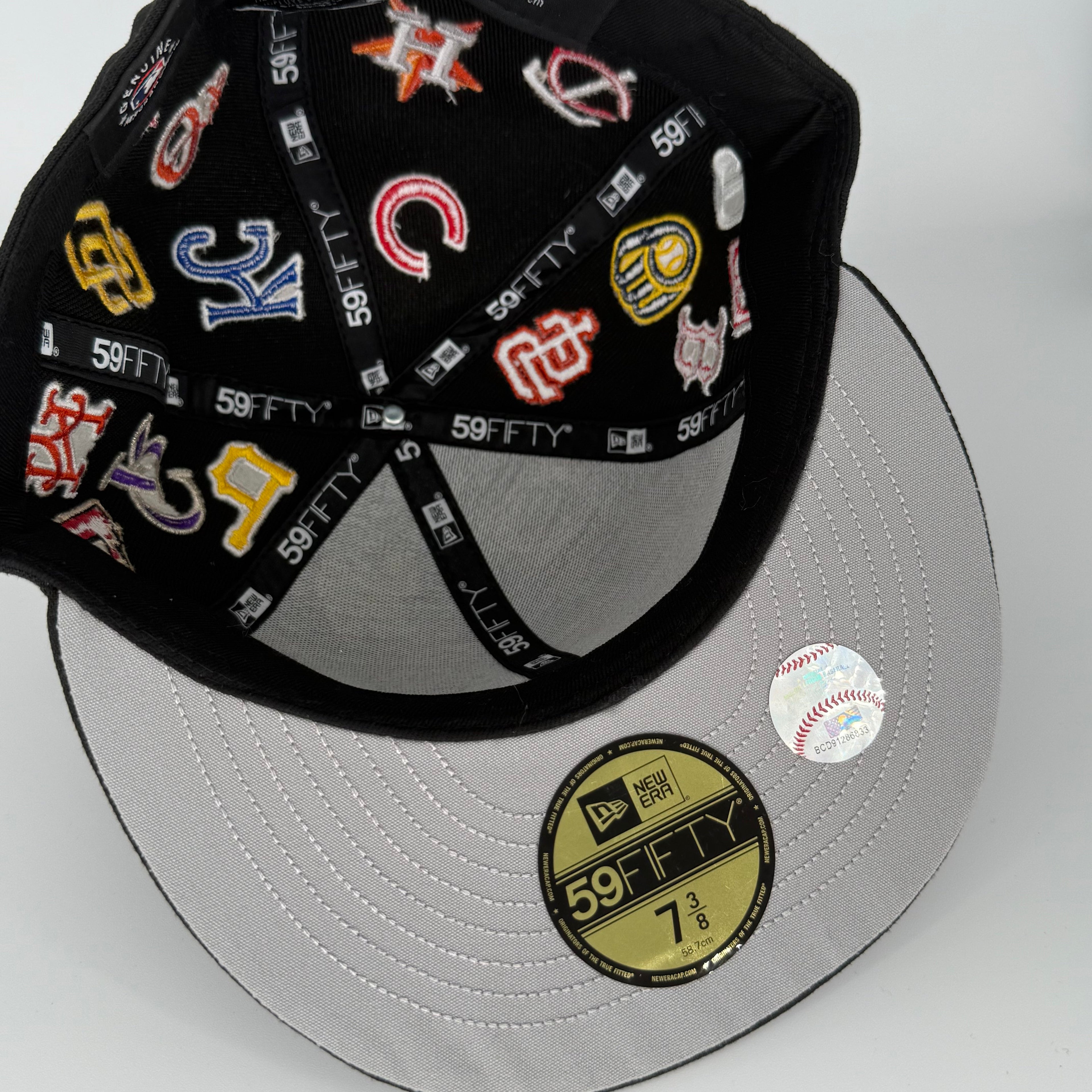New Era 59FIFTY MLB All-Over Logo Fitted Hat