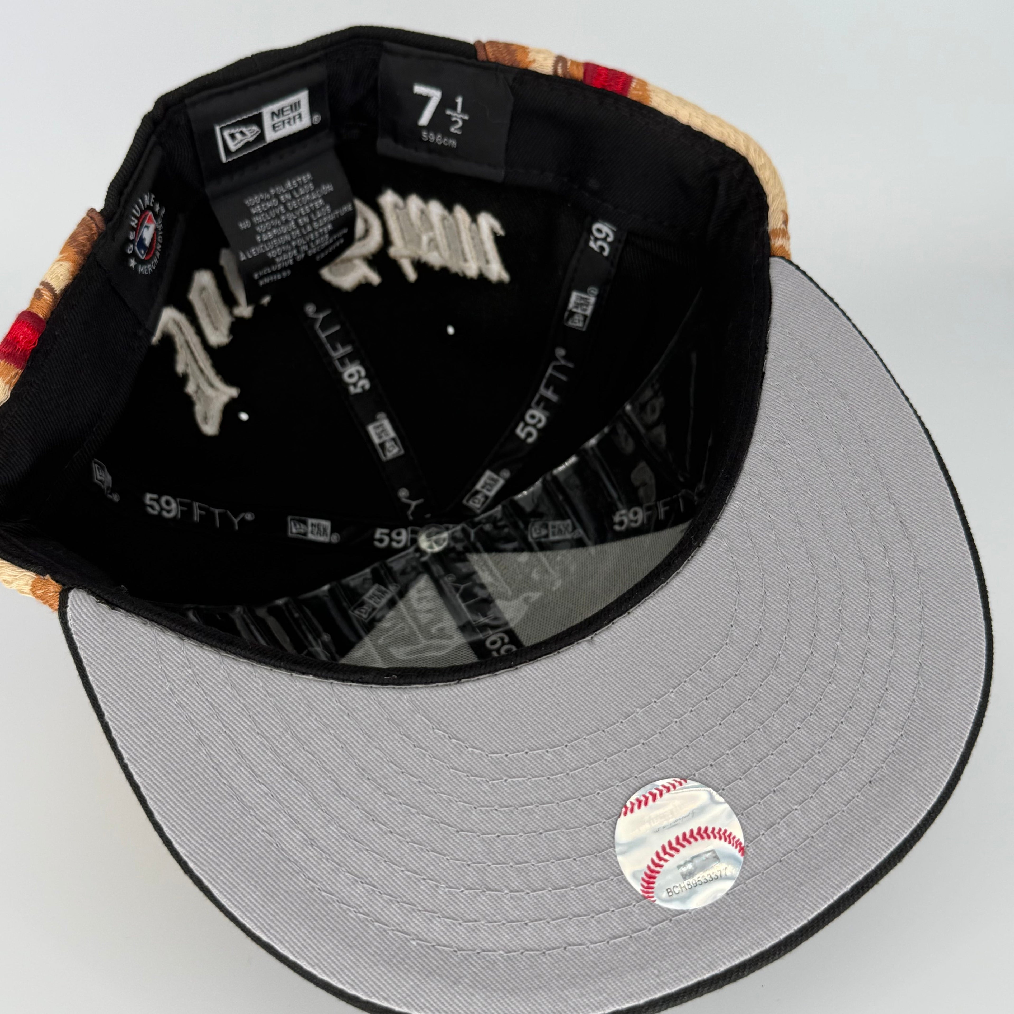 Black Jon Stan Los Angeles LA Dodgers New Era Fitted Hat Cap 59Fifty