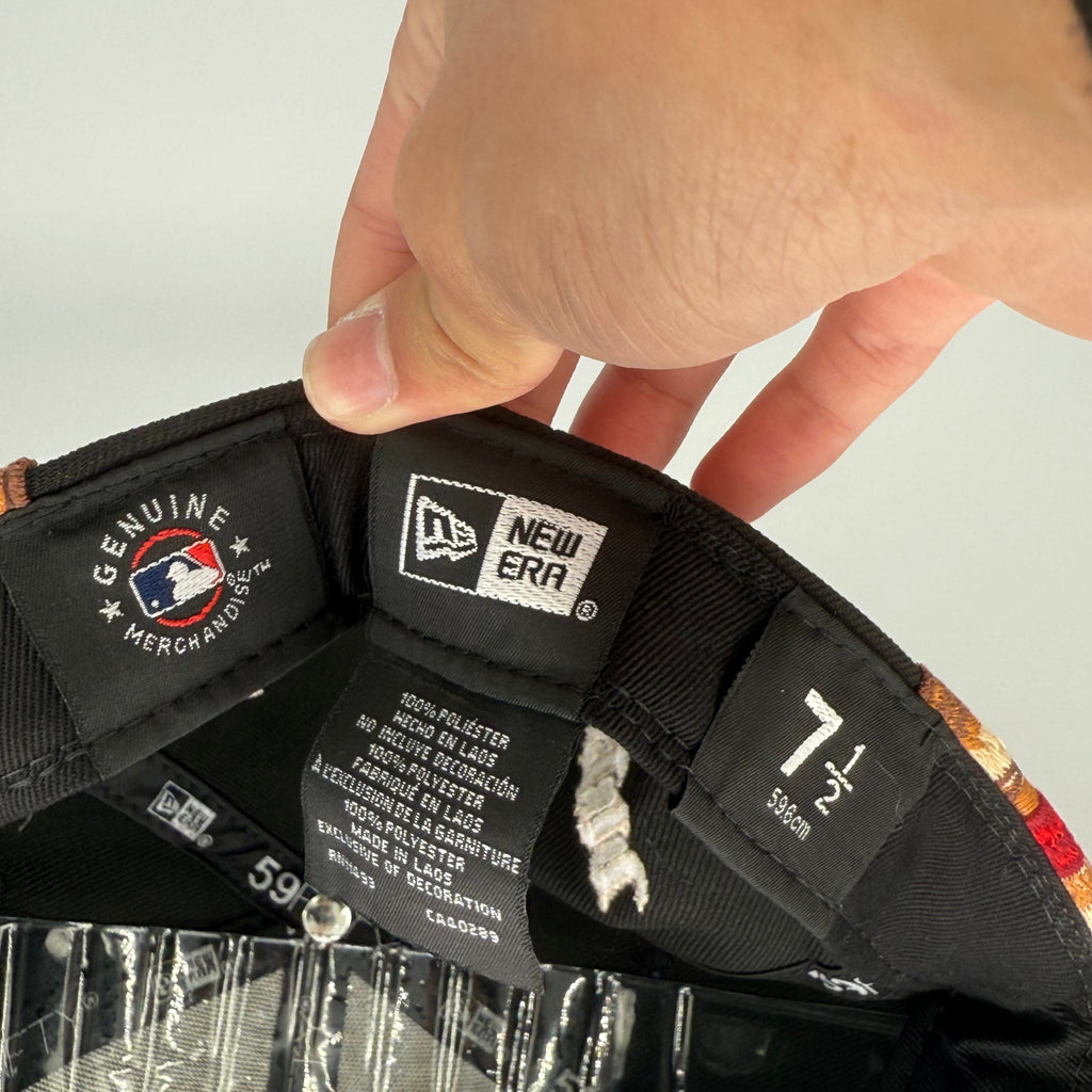 Black Jon Stan Los Angeles LA Dodgers New Era Fitted Hat Cap 59Fifty