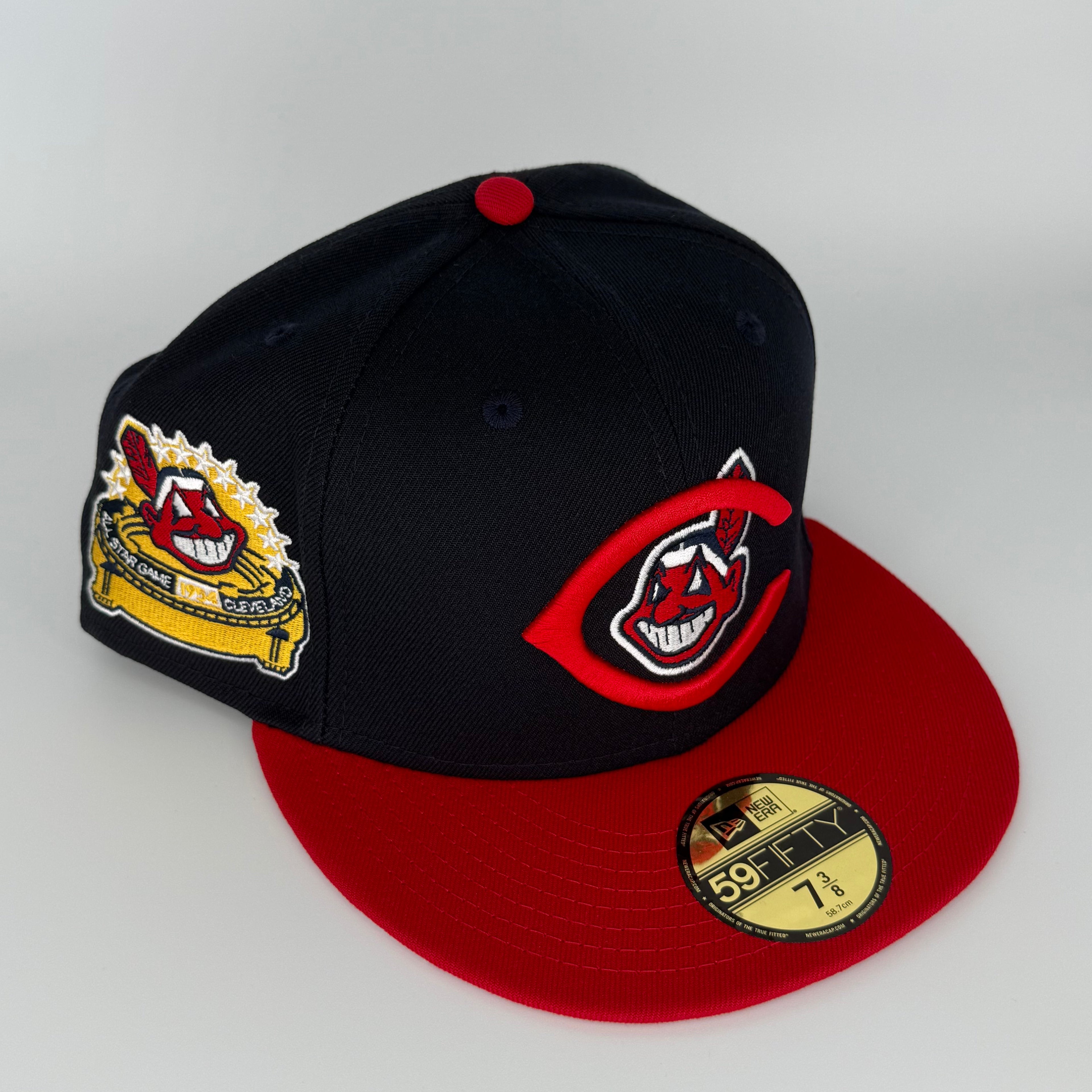Cleveland Indians Chief Wahoo 1954 All-Star New Era Fitted Hat