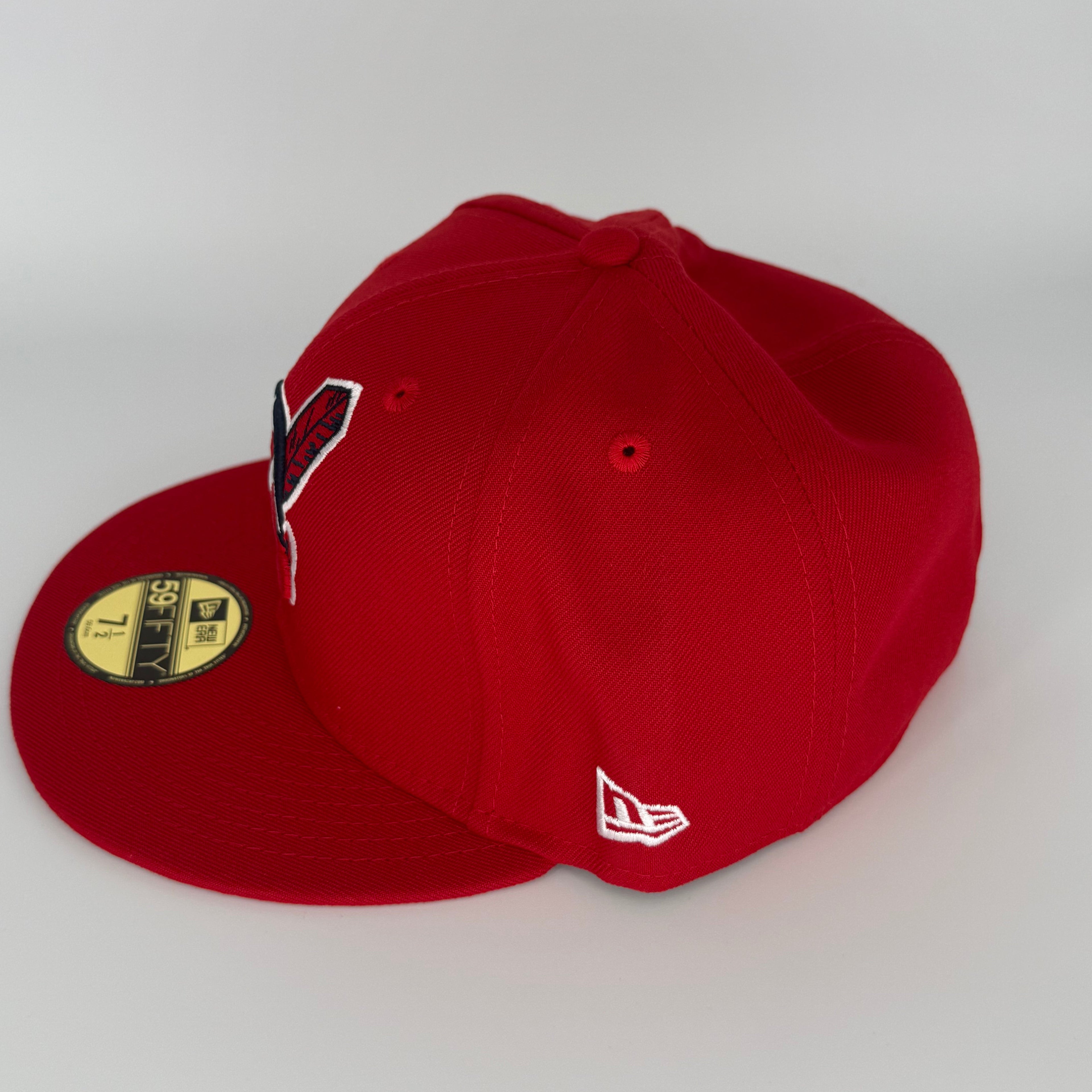 Red Chief Wahoo Banned Cleveland Indians Guardians 1954 ASG New Era Fitted Hat Cap Rare