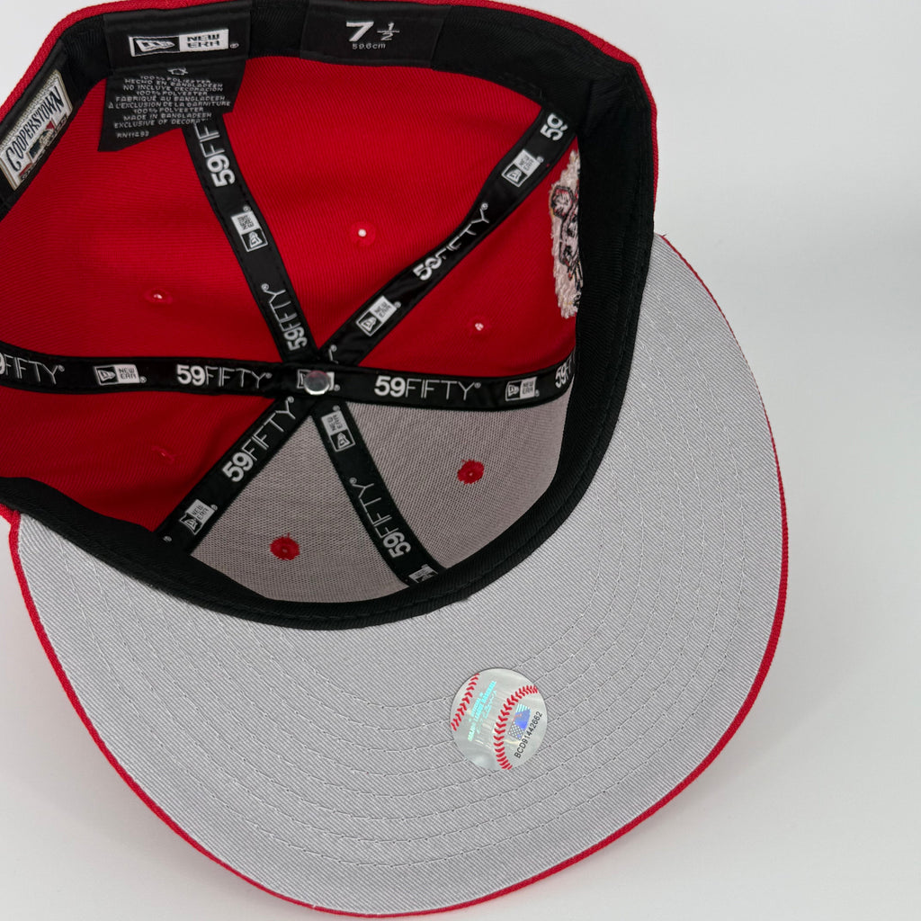 Red Chief Wahoo Banned Cleveland Indians Guardians 1954 ASG New Era Fitted Hat Cap Rare