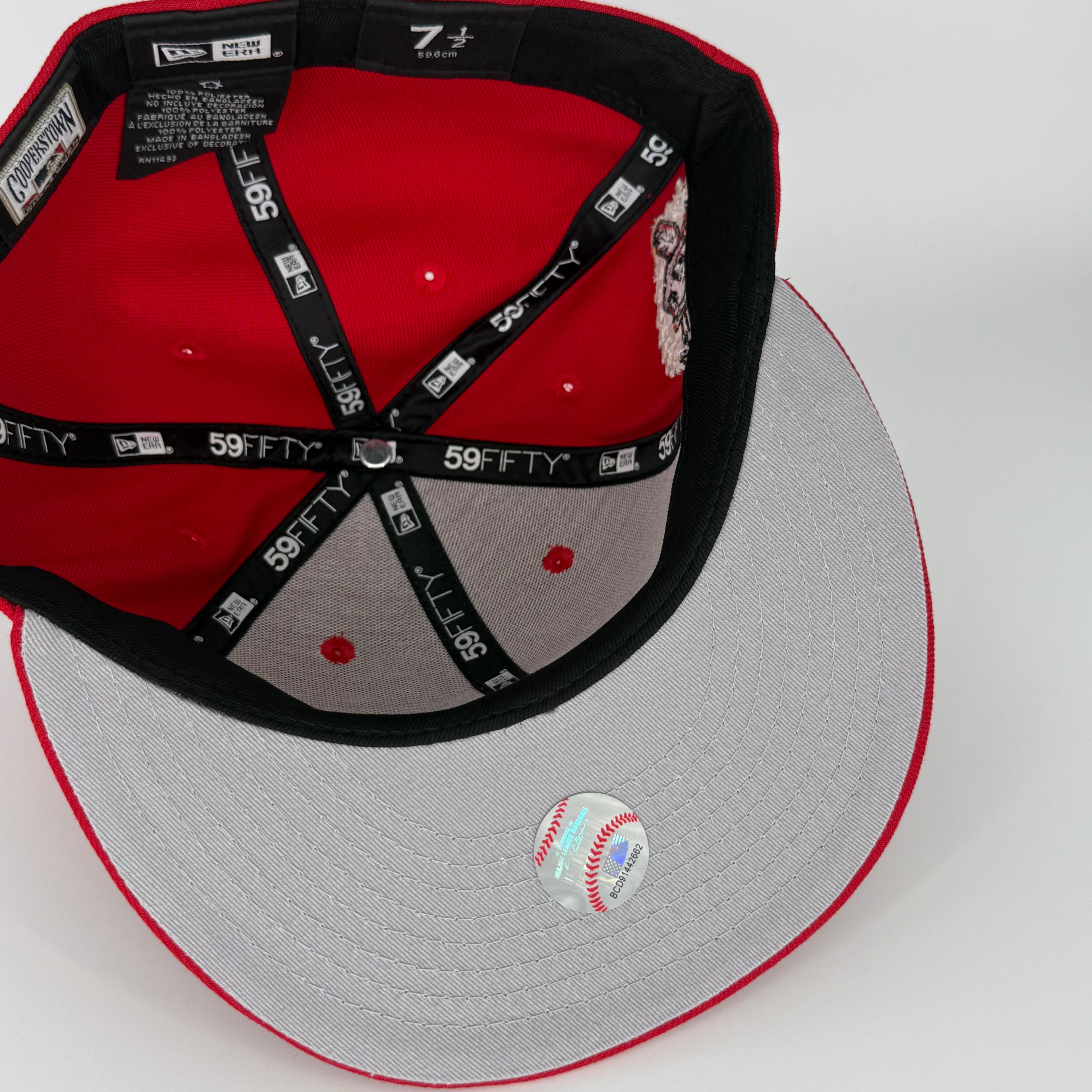 Red Chief Wahoo Banned Cleveland Indians Guardians 1954 ASG New Era Fitted Hat Cap Rare