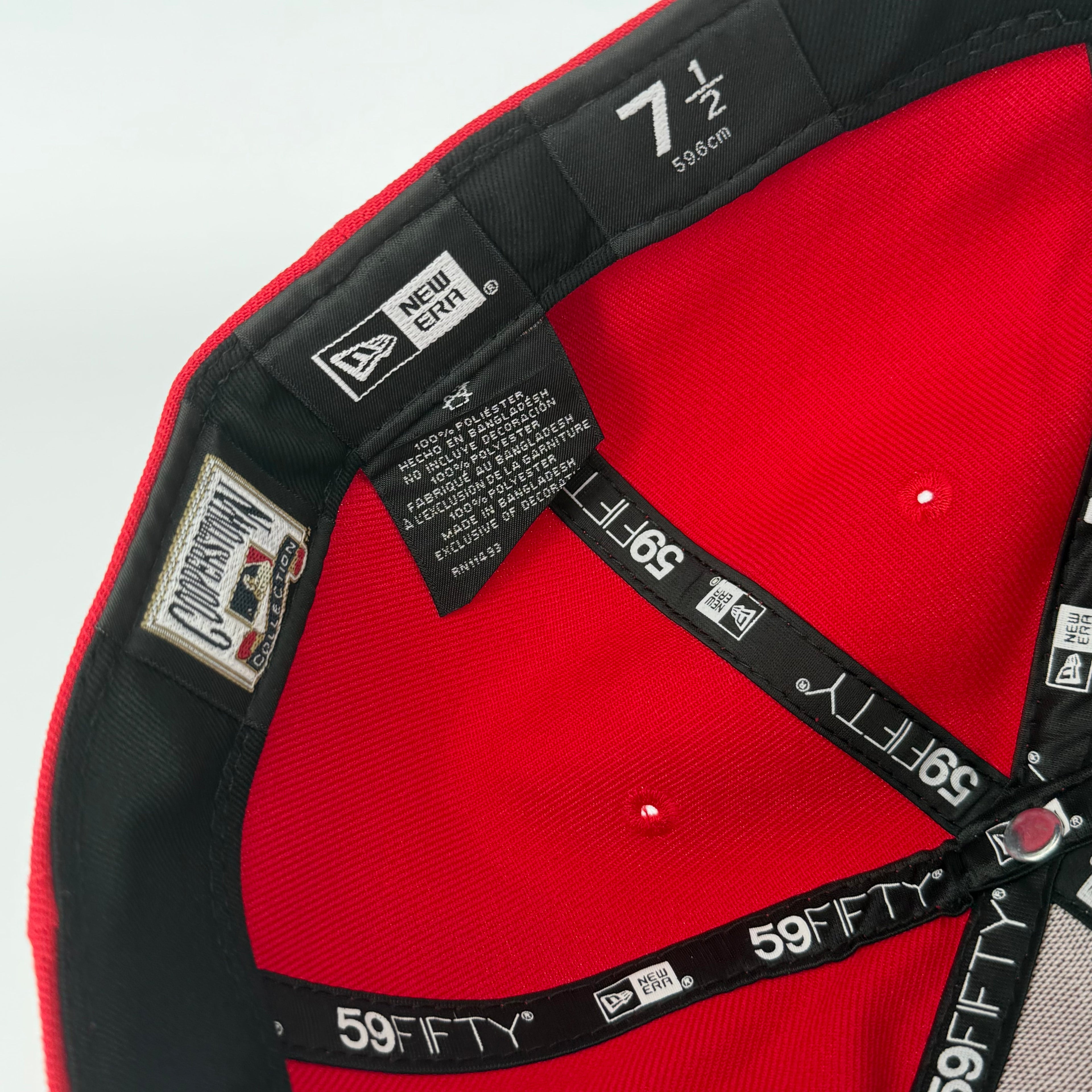 Red Chief Wahoo Banned Cleveland Indians Guardians 1954 ASG New Era Fitted Hat Cap Rare