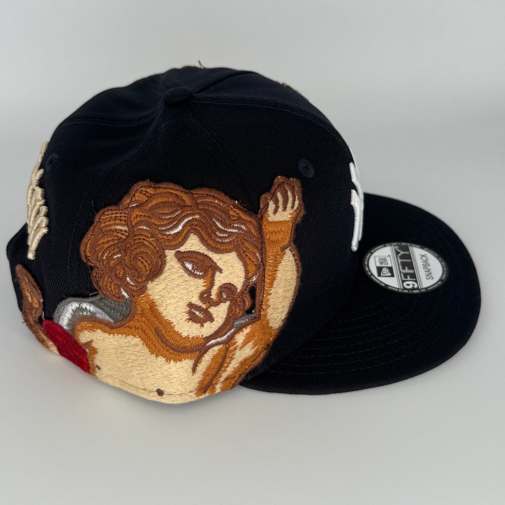 Navy New York NY Yankees SNAPBACK Jon Stan Hype New Era Fitted Hat Rare Exclusive - view 2