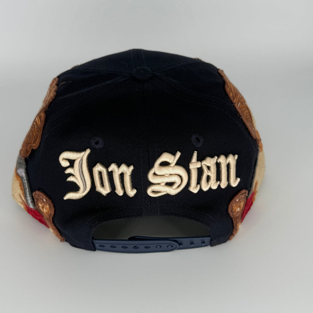 Navy New York NY Yankees SNAPBACK Jon Stan Hype New Era Fitted Hat Rare Exclusive - view 3