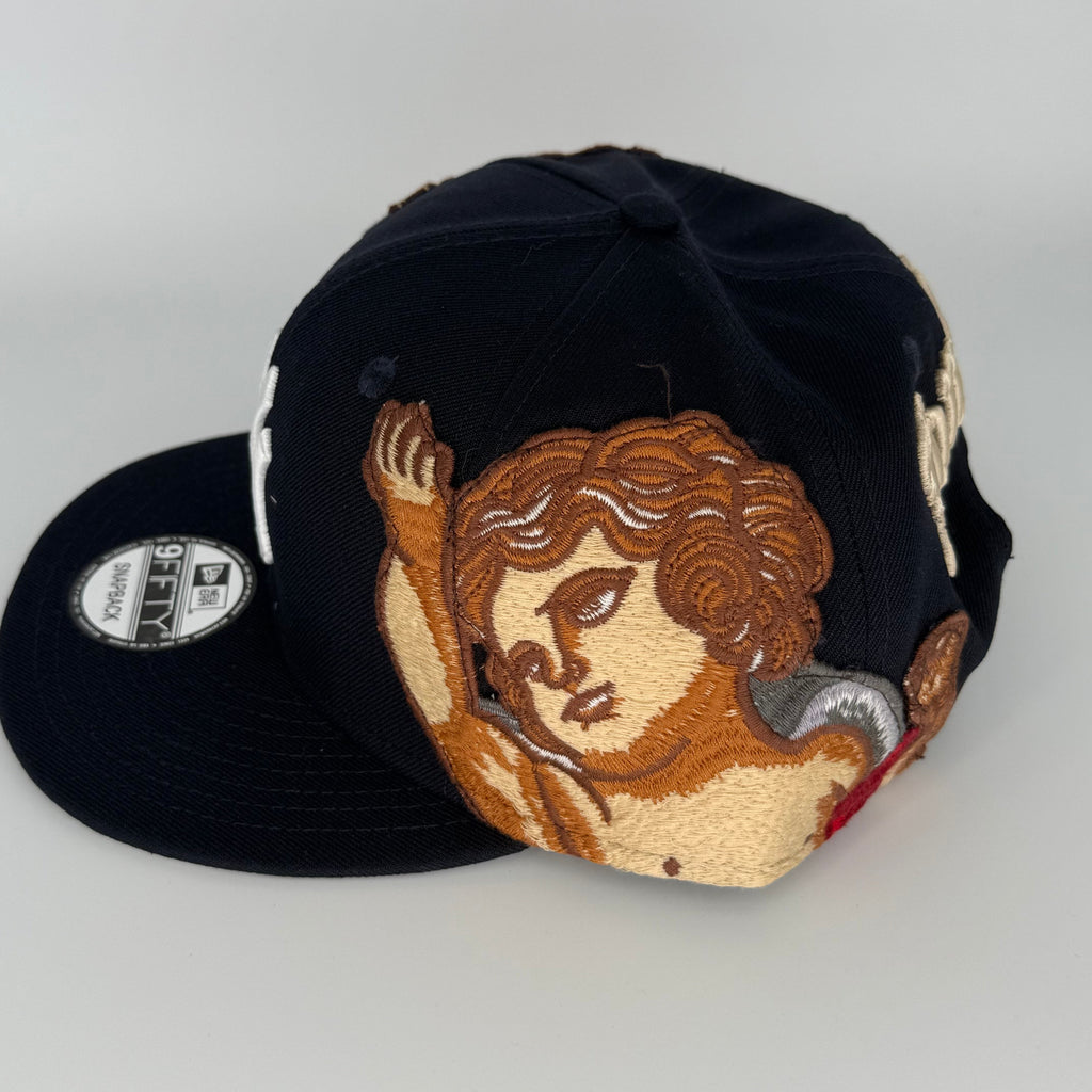 Navy New York NY Yankees SNAPBACK Jon Stan Hype New Era Fitted Hat Rare Exclusive - view 4