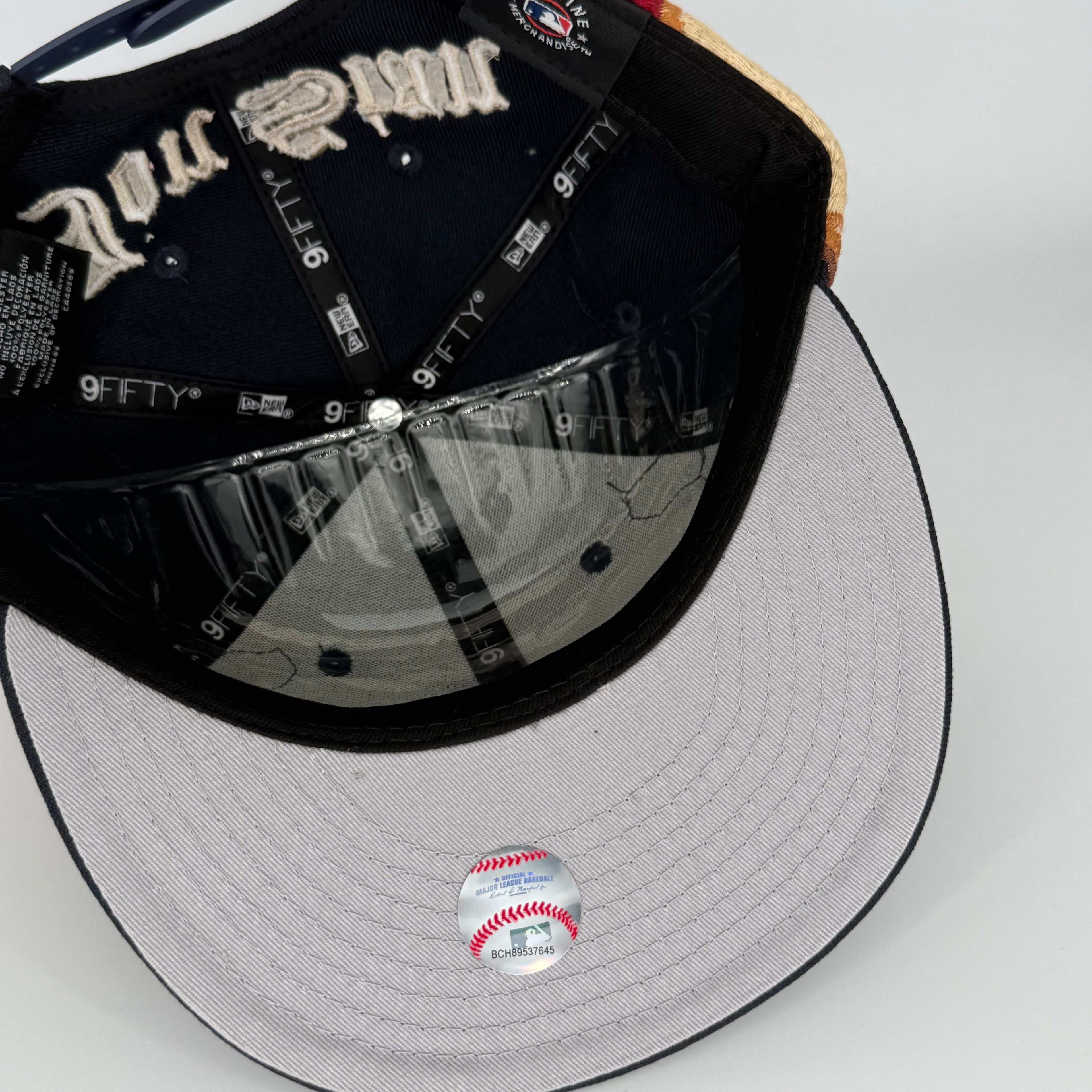 Navy New York NY Yankees SNAPBACK Jon Stan Hype New Era Fitted Hat Rare Exclusive