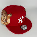 Red New York NY Yankees SNAPBACK Jon Stan Hype New Era Fitted Hat Rare Exclusive