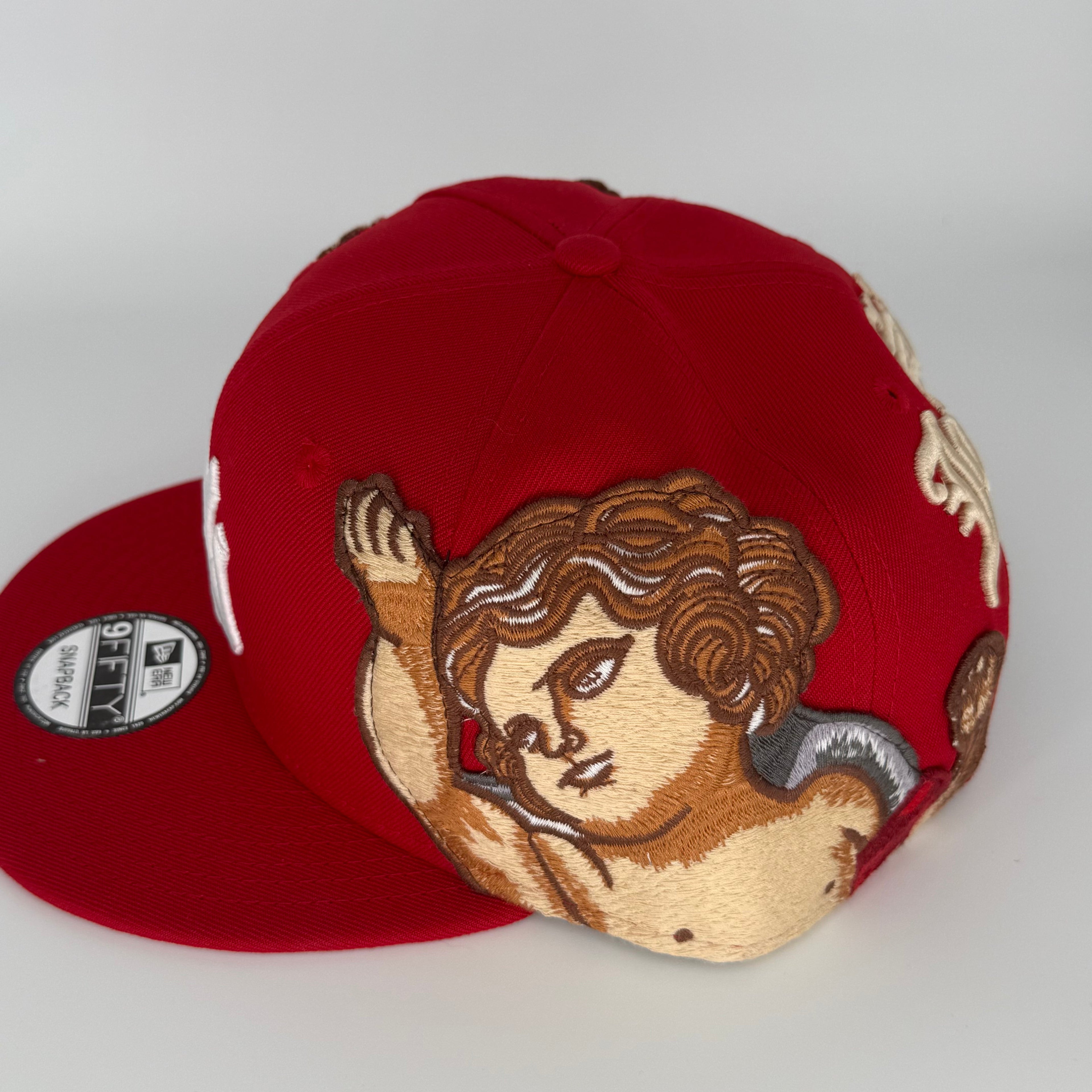 Red New York NY Yankees SNAPBACK Jon Stan Hype New Era Fitted Hat Rare Exclusive