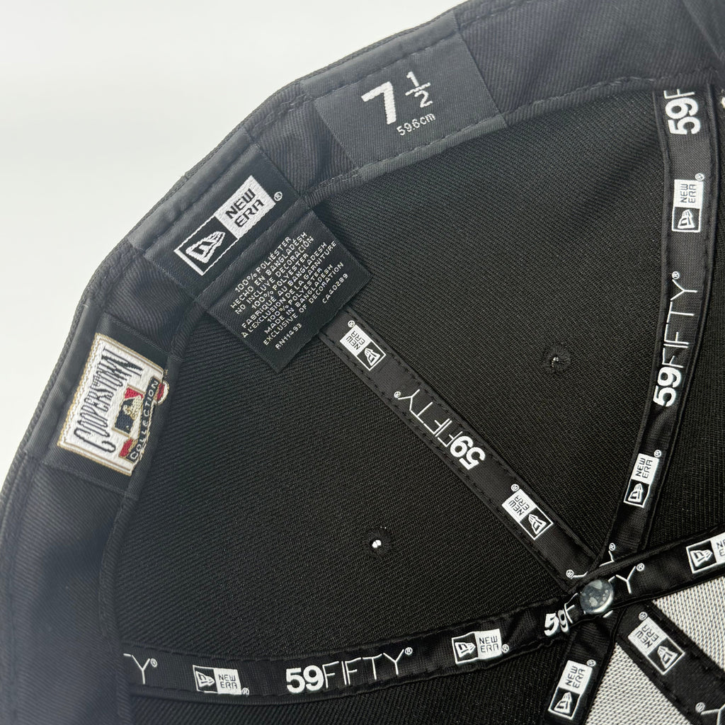 Black Olive Chief Wahoo Cleveland Indians Guardians Banned 1954 All Star Game New Era 59Fifty Fitted Hat