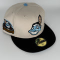 Chrome Black Icy Chief Wahoo Cleveland Indians Guardians Banned 1954 All Star Game New Era Fitted Hat Cap