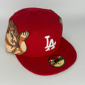 Red Jon Stan Los Angeles LA Dodgers New Era Fitted Hat Cap 59Fifty