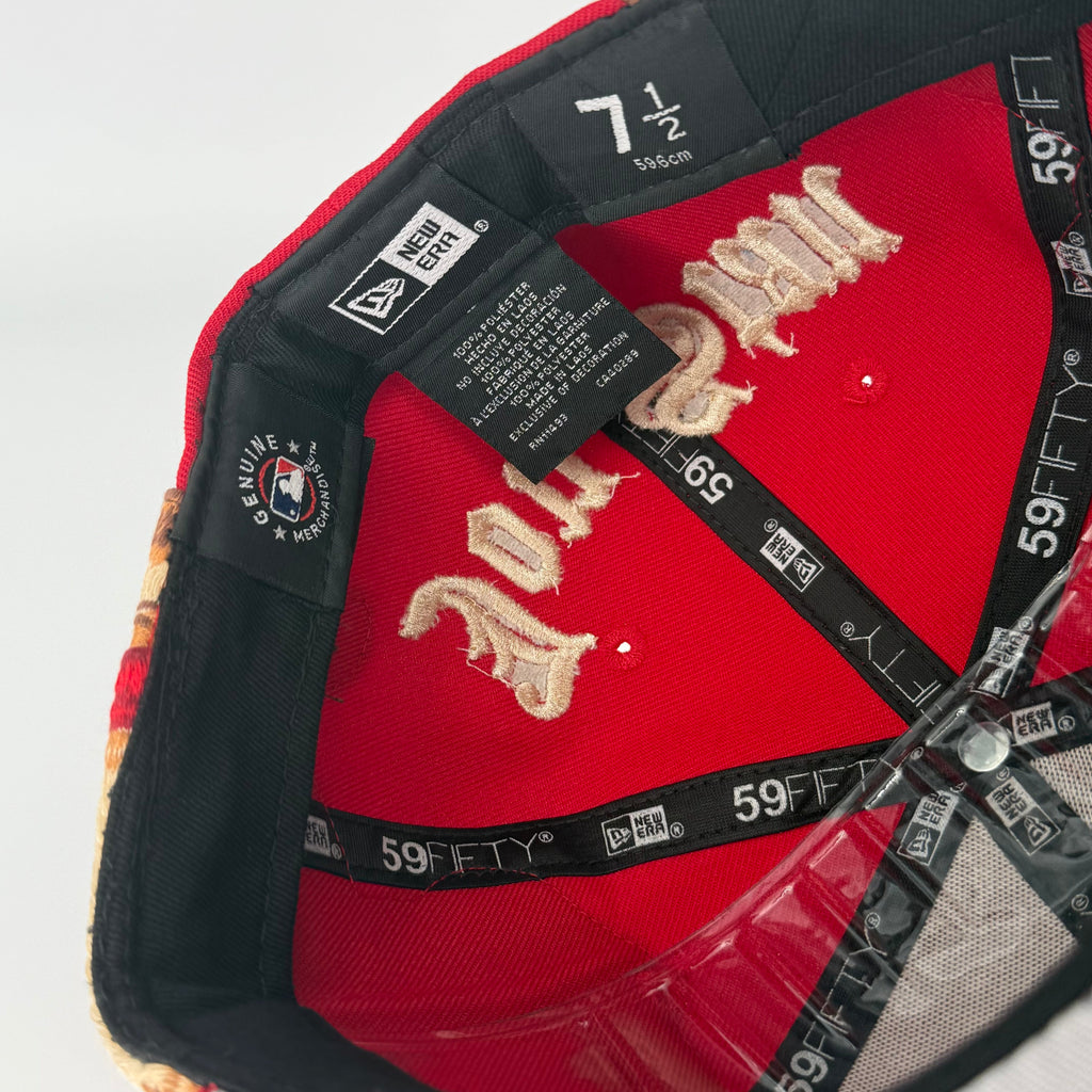 Red Jon Stan Los Angeles LA Dodgers New Era Fitted Hat Cap 59Fifty