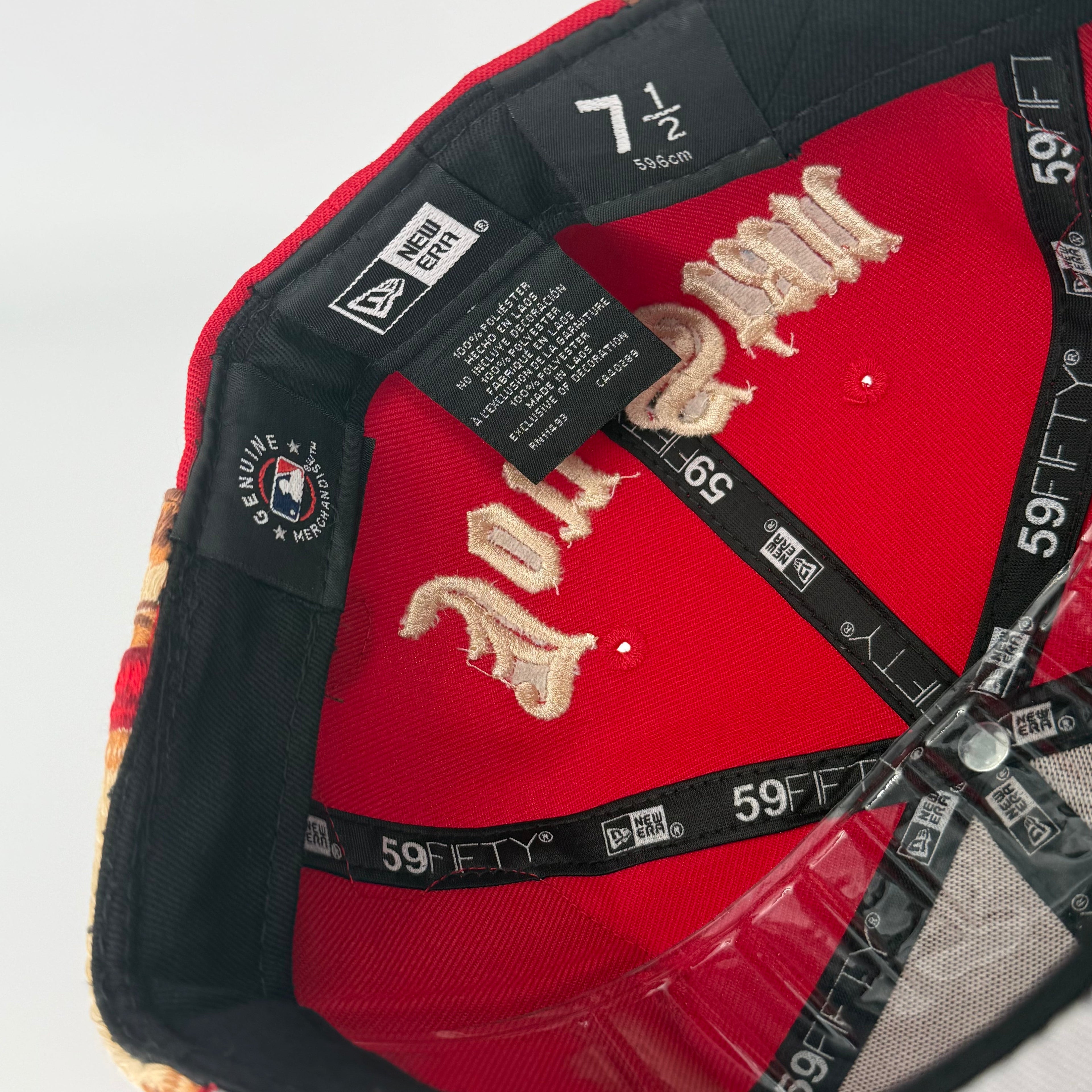 Red Jon Stan Los Angeles LA Dodgers New Era Fitted Hat Cap 59Fifty