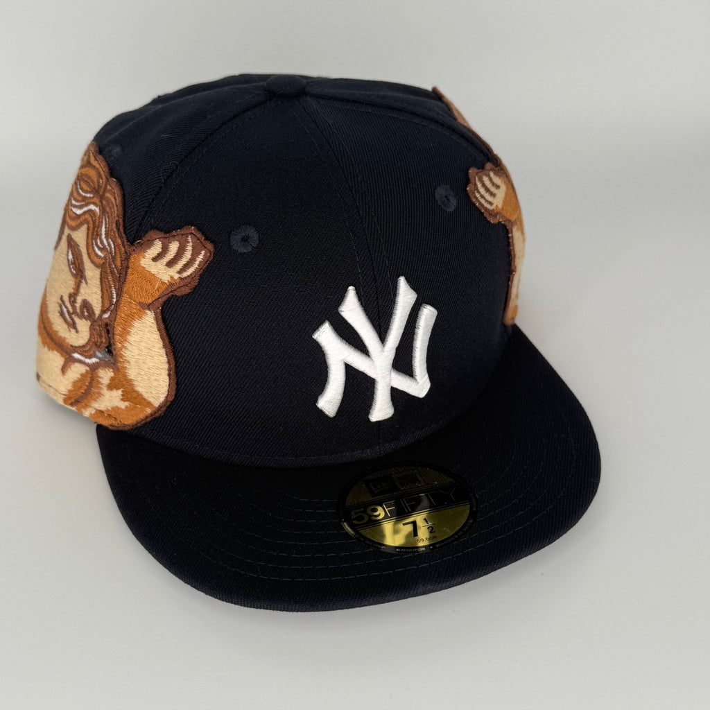 Jon Stan Navy Blue New York NY Yankees New Era Fitted Hat Cap MLB