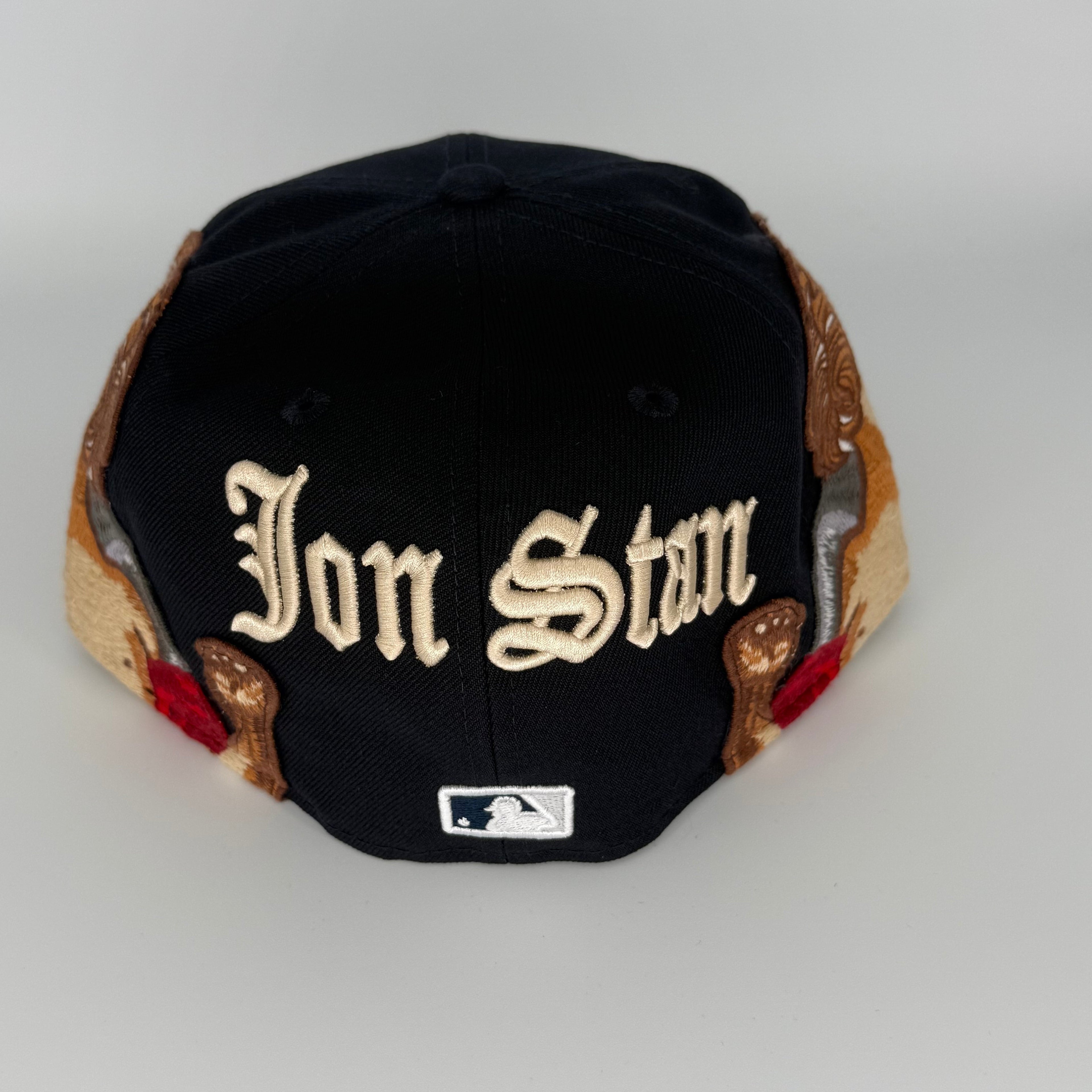 Jon Stan Navy Blue New York NY Yankees New Era Fitted Hat Cap MLB