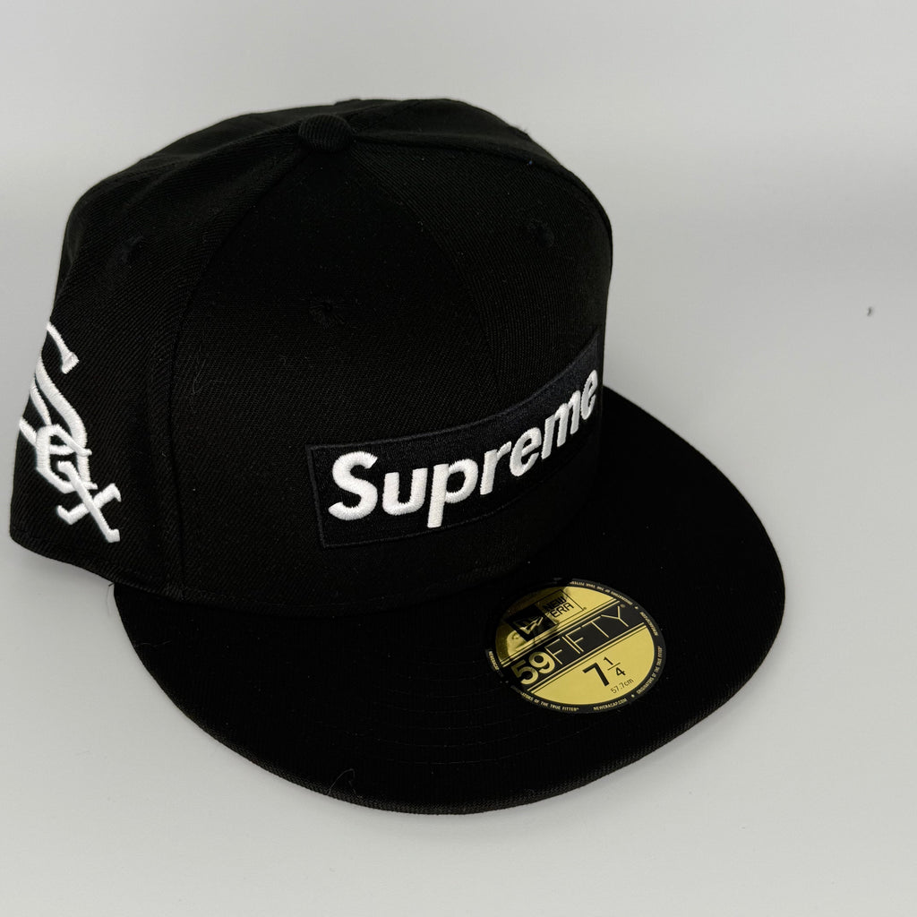 Supreme Black Chicago Chi White Sox New Era Fitted Hat Cap Hype MLB